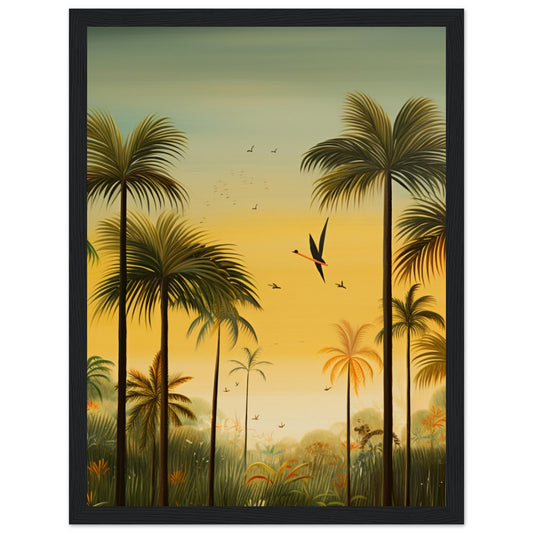 Premium Matte Paper Wooden Framed Poster