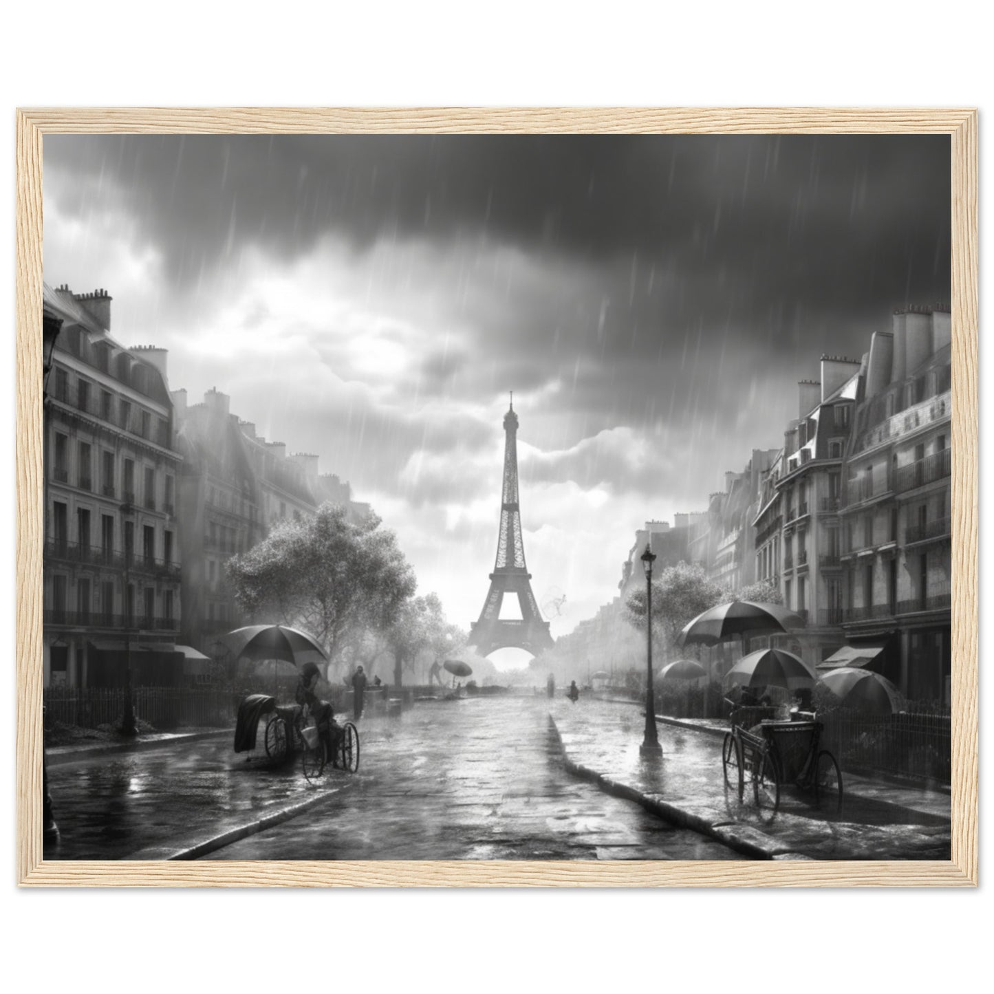 Premium Matte Paper Wooden Framed Poster