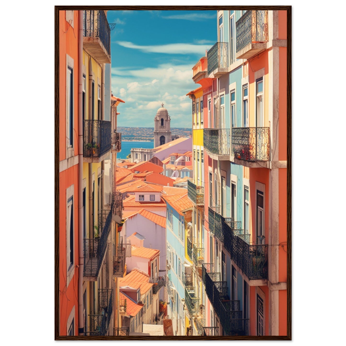 Premium Matte Paper Wooden Framed Poster