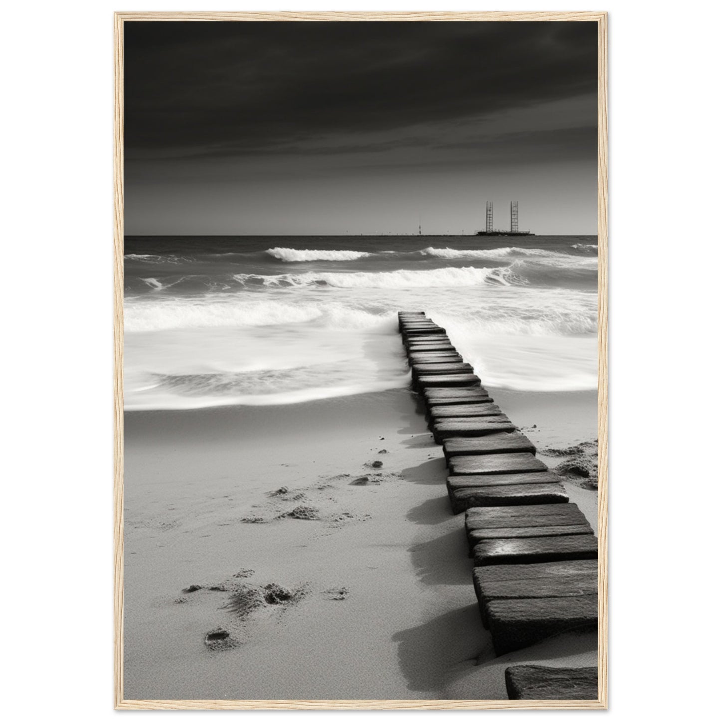 Premium Matte Paper Wooden Framed Poster