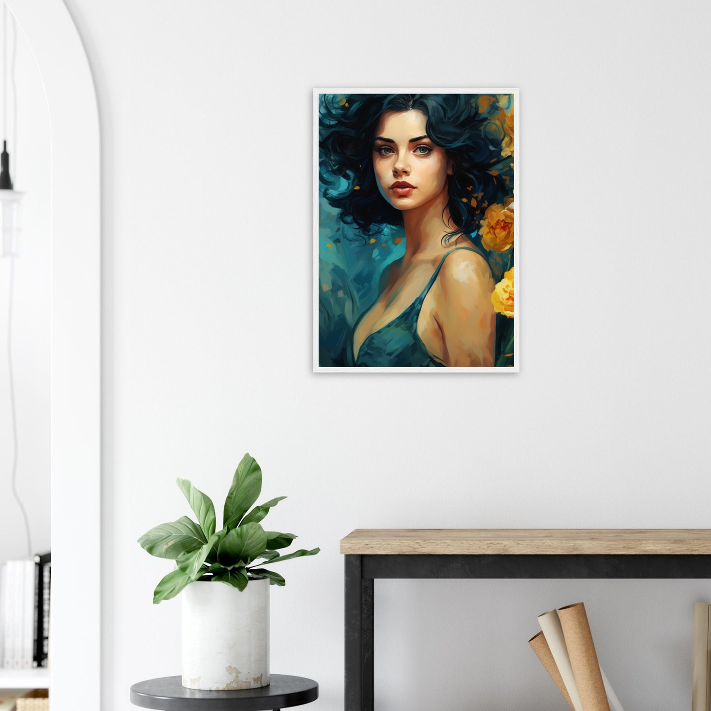 Premium Matte Paper Wooden Framed Poster