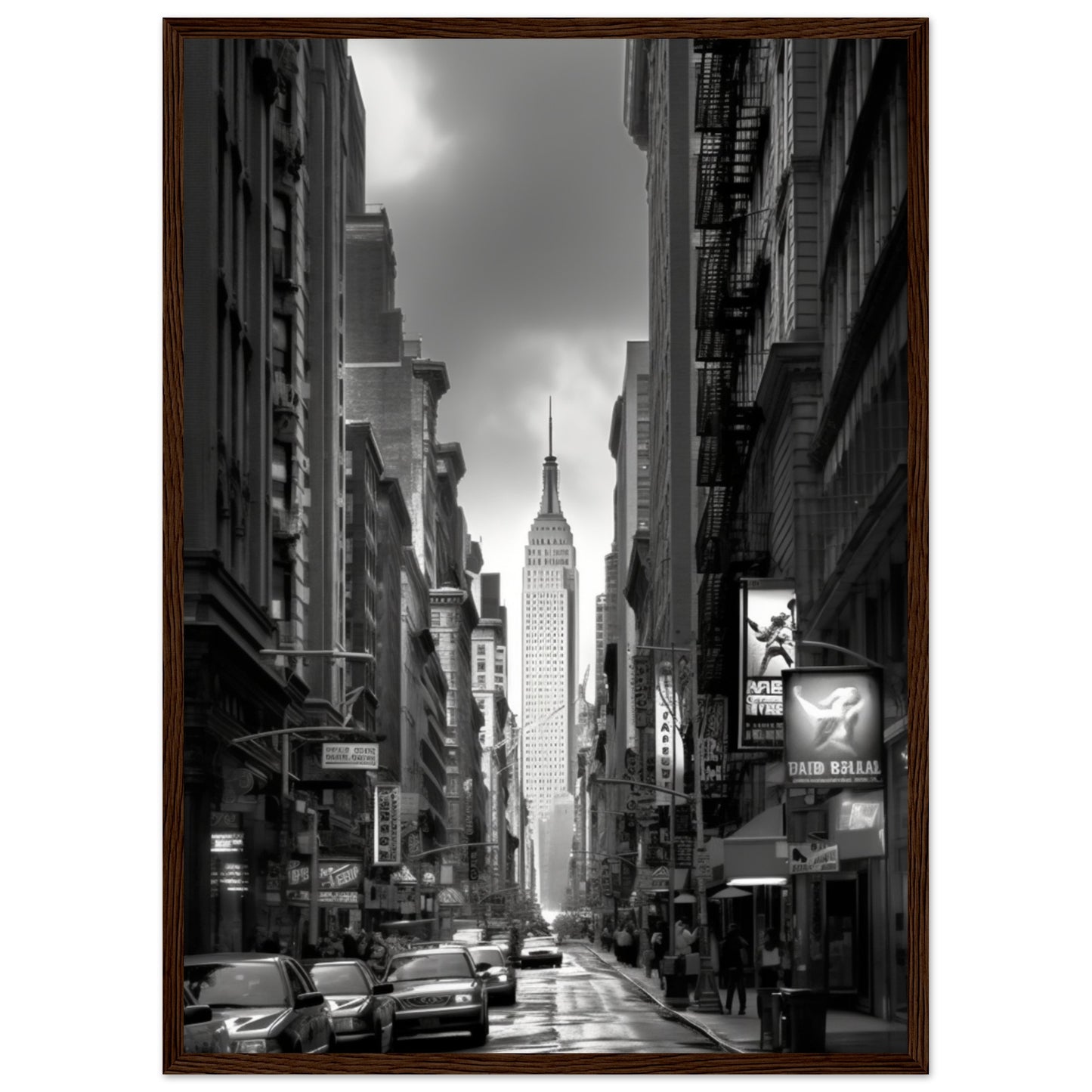 Premium Matte Paper Wooden Framed Poster