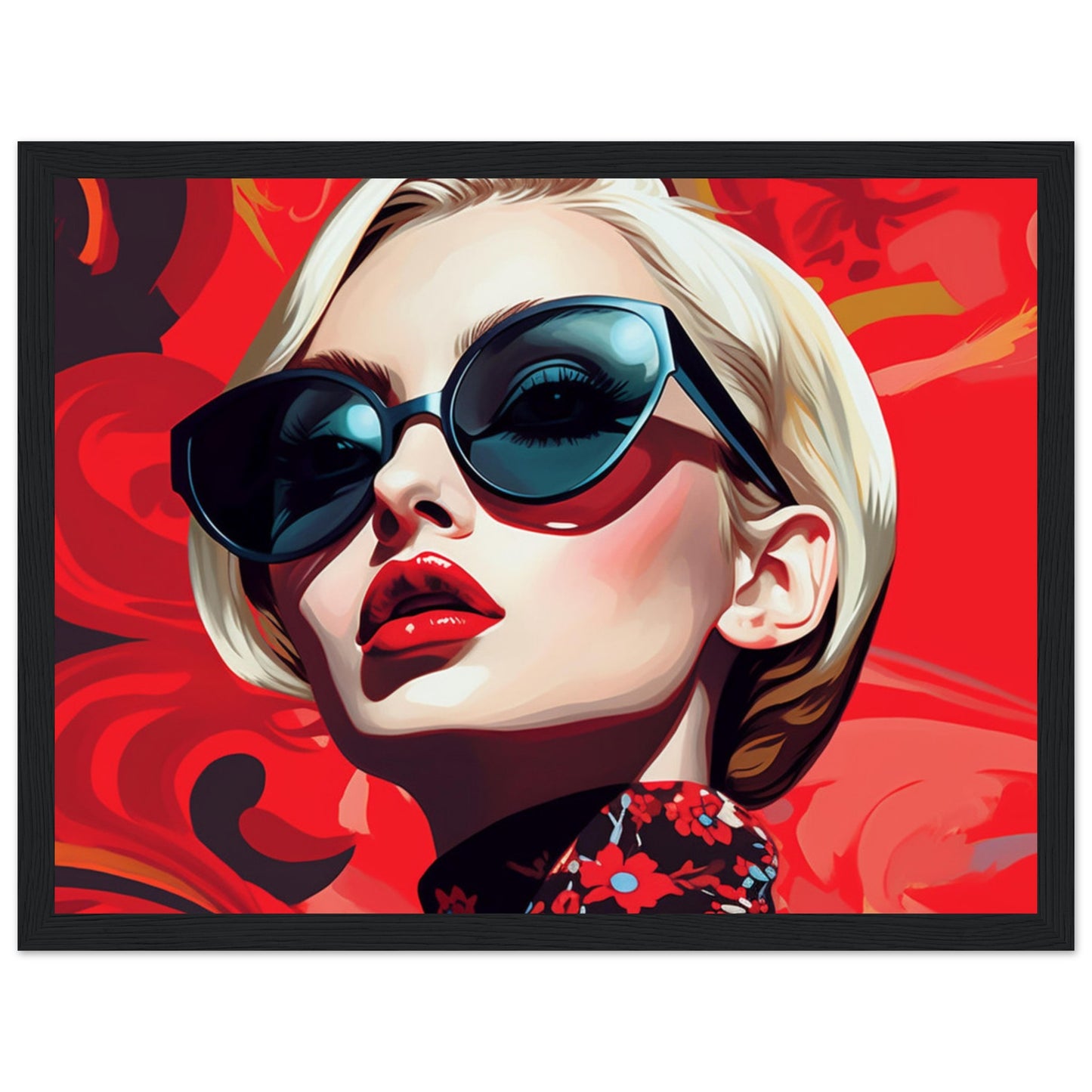 Premium Matte Paper Wooden Framed Poster