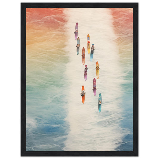 Premium Matte Paper Wooden Framed Poster