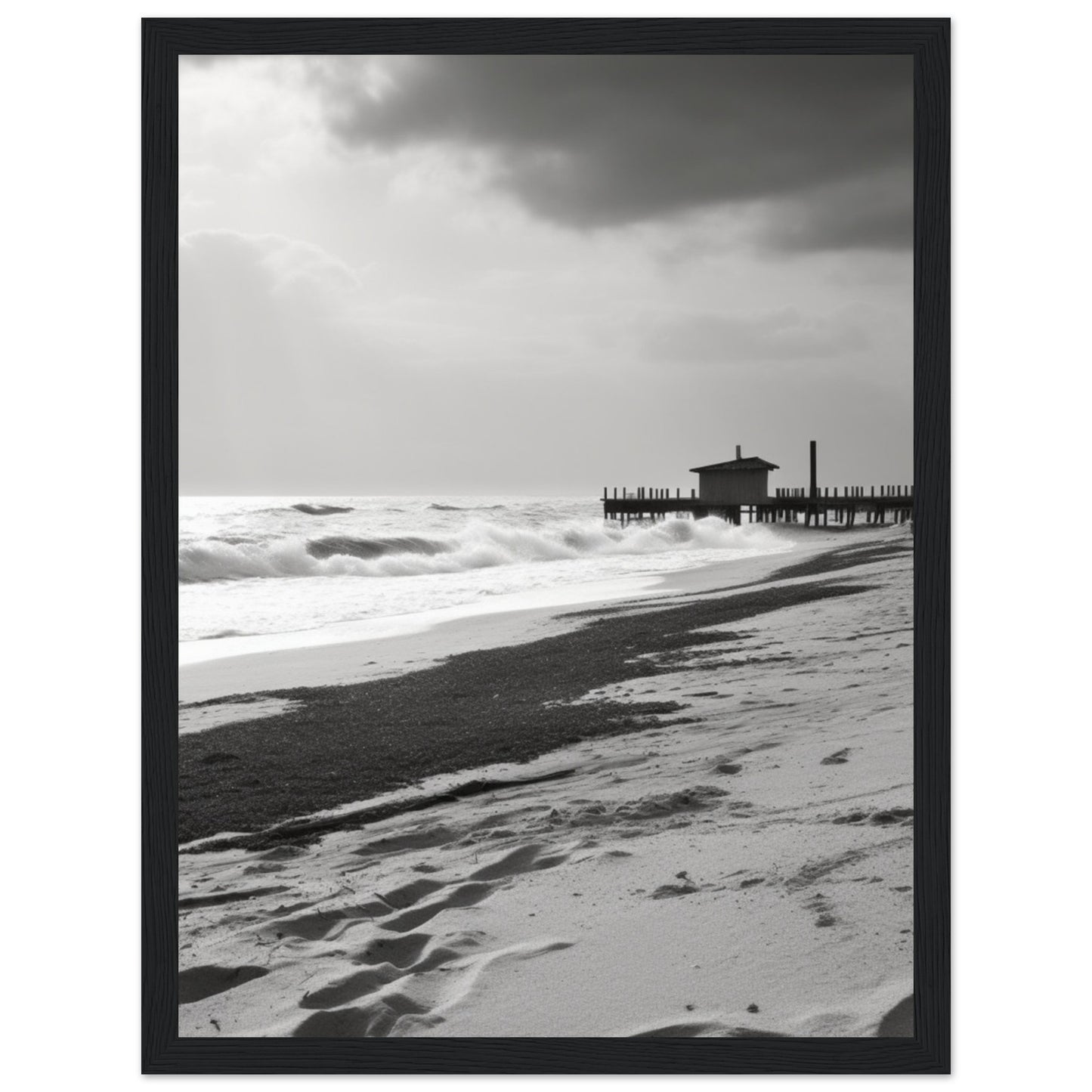 Premium Matte Paper Wooden Framed Poster