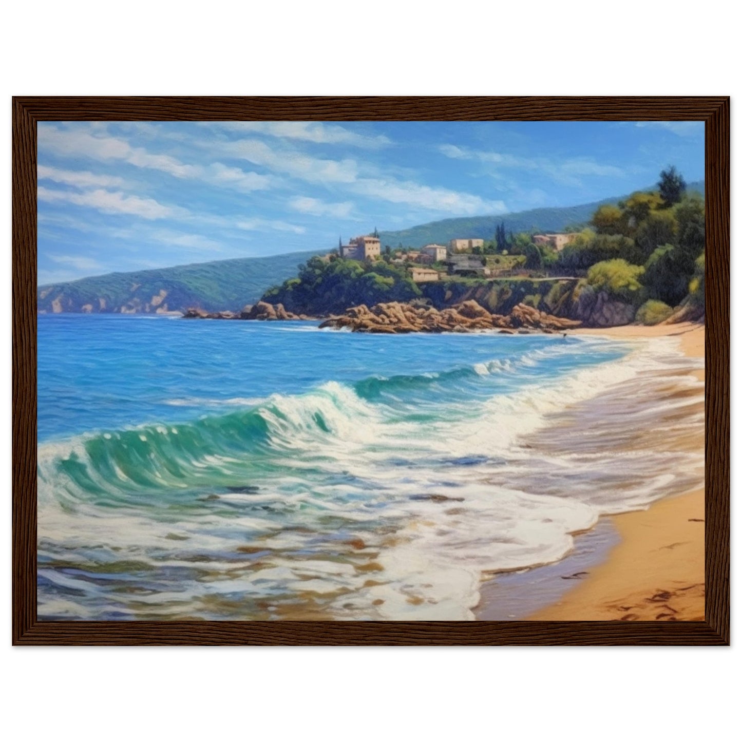 Premium Matte Paper Wooden Framed Poster