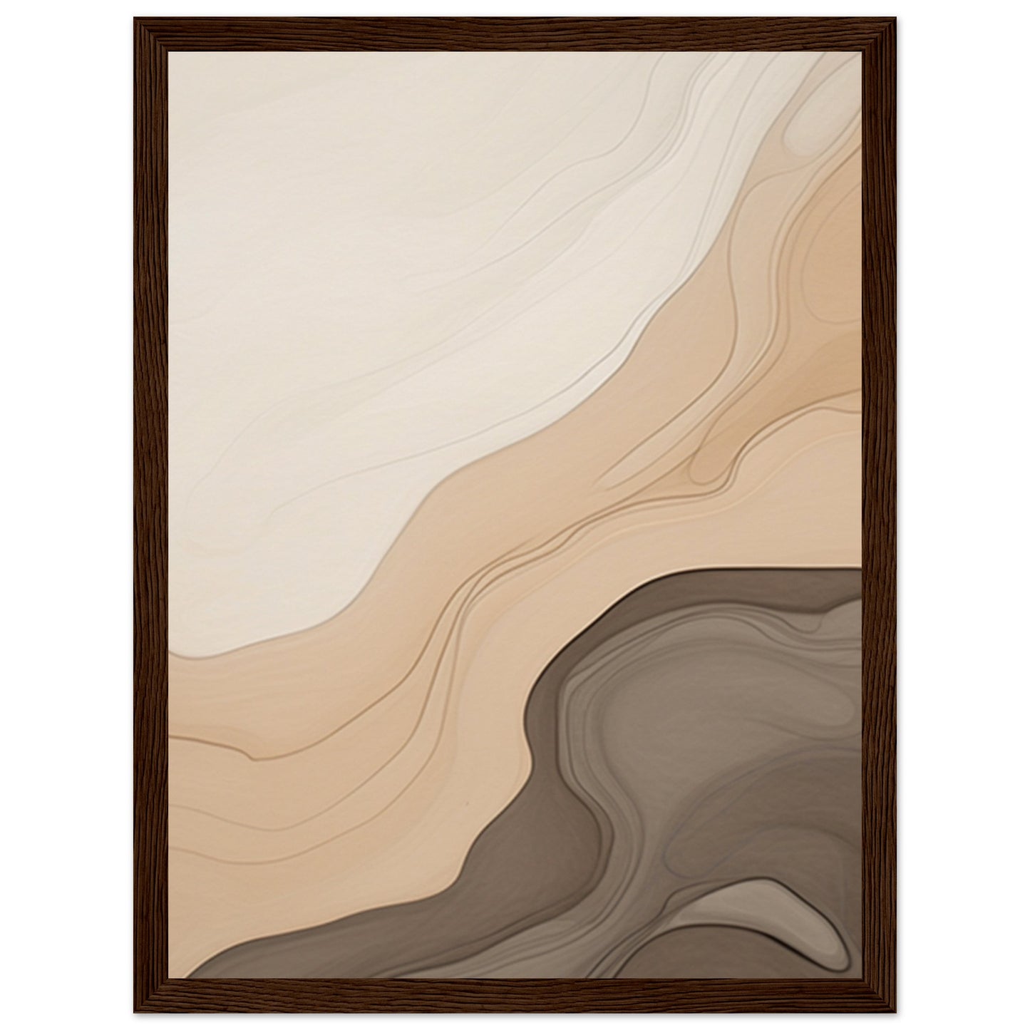 Premium Matte Paper Wooden Framed Poster - Museum-Quality Matte Paper Wooden Framed Poster