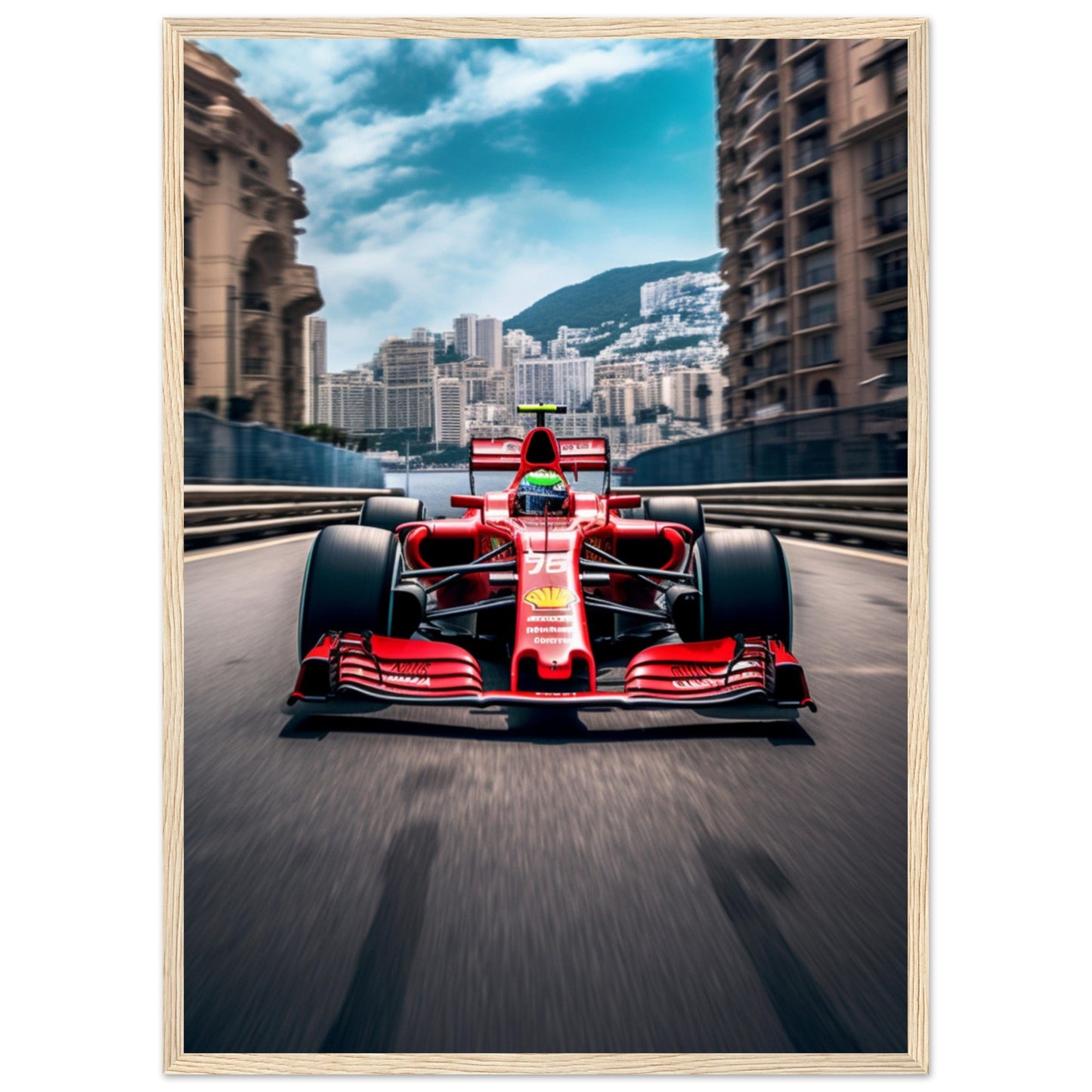 Premium Matte Paper Wooden Framed Poster