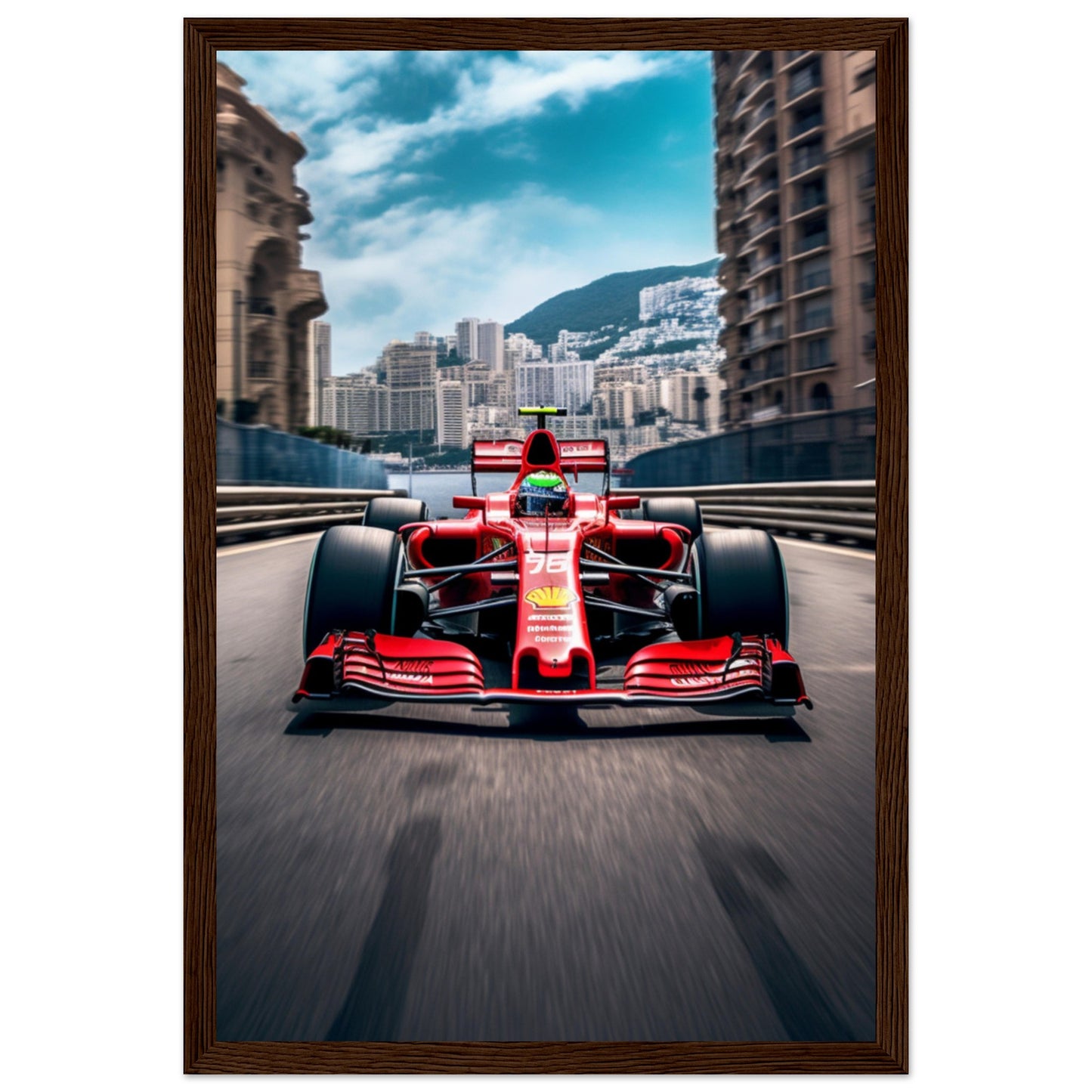 Premium Matte Paper Wooden Framed Poster