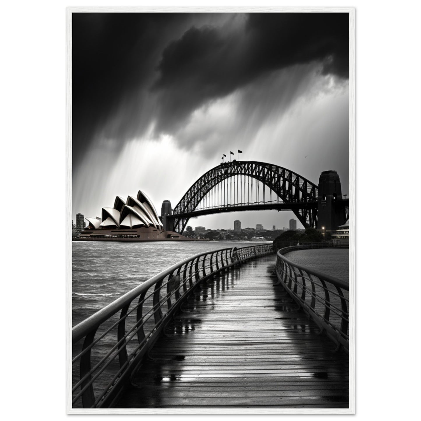 Premium Matte Paper Wooden Framed Poster