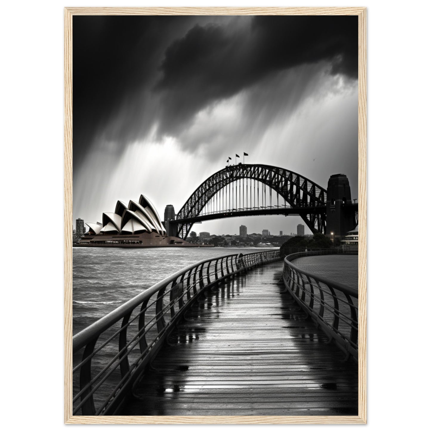 Premium Matte Paper Wooden Framed Poster