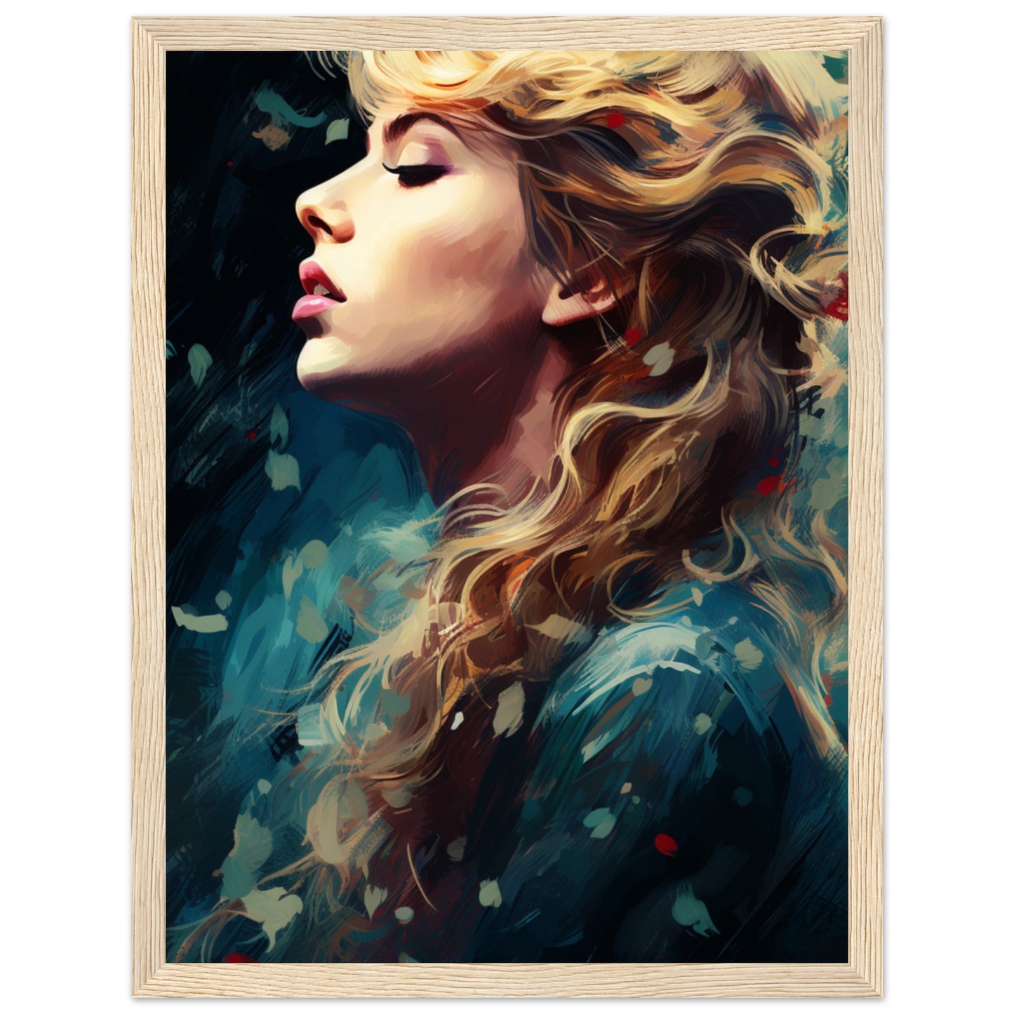 Premium Matte Paper Wooden Framed Poster