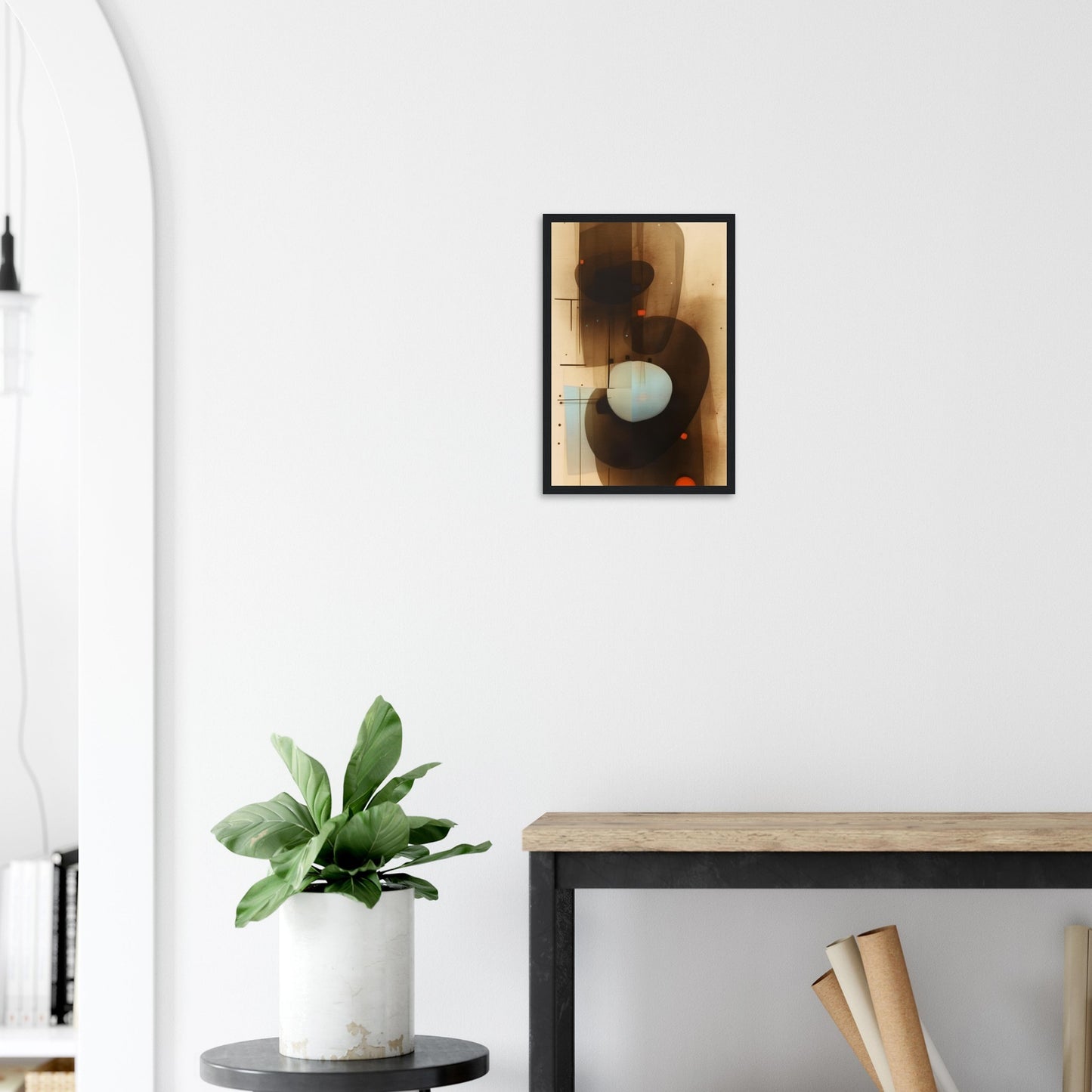 Premium Matte Paper Wooden Framed Poster