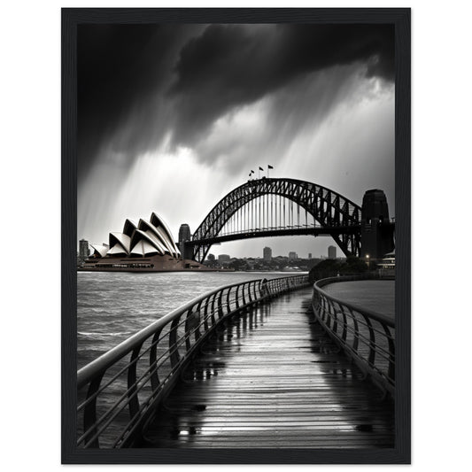 Premium Matte Paper Wooden Framed Poster