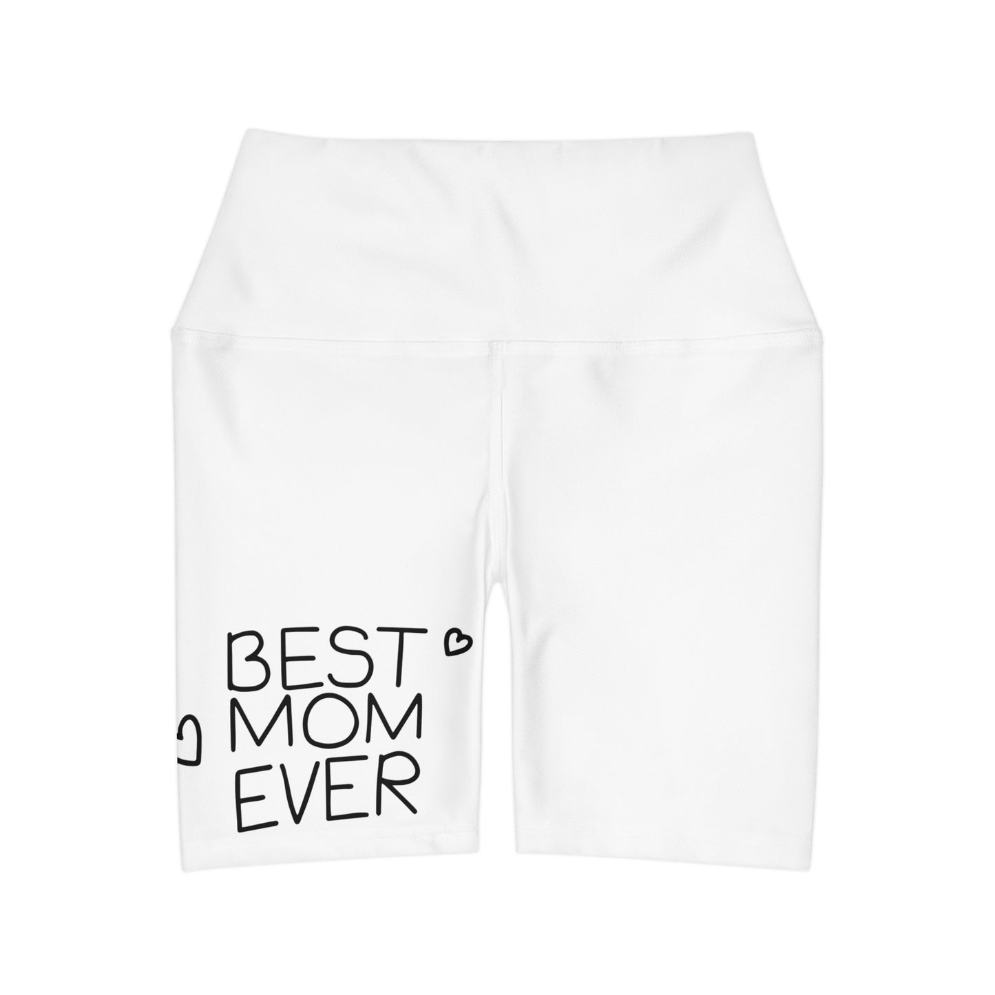 High Waisted Yoga Shorts (AOP)