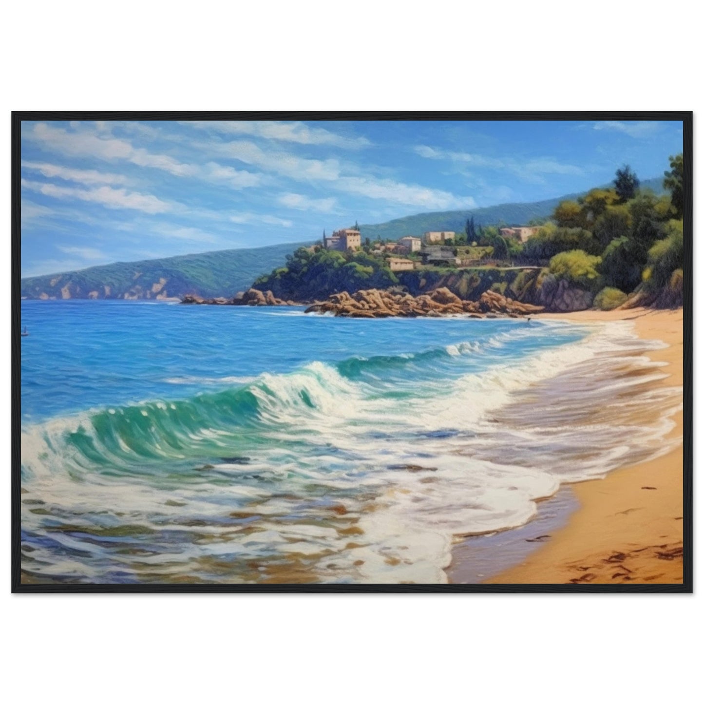 Premium Matte Paper Wooden Framed Poster