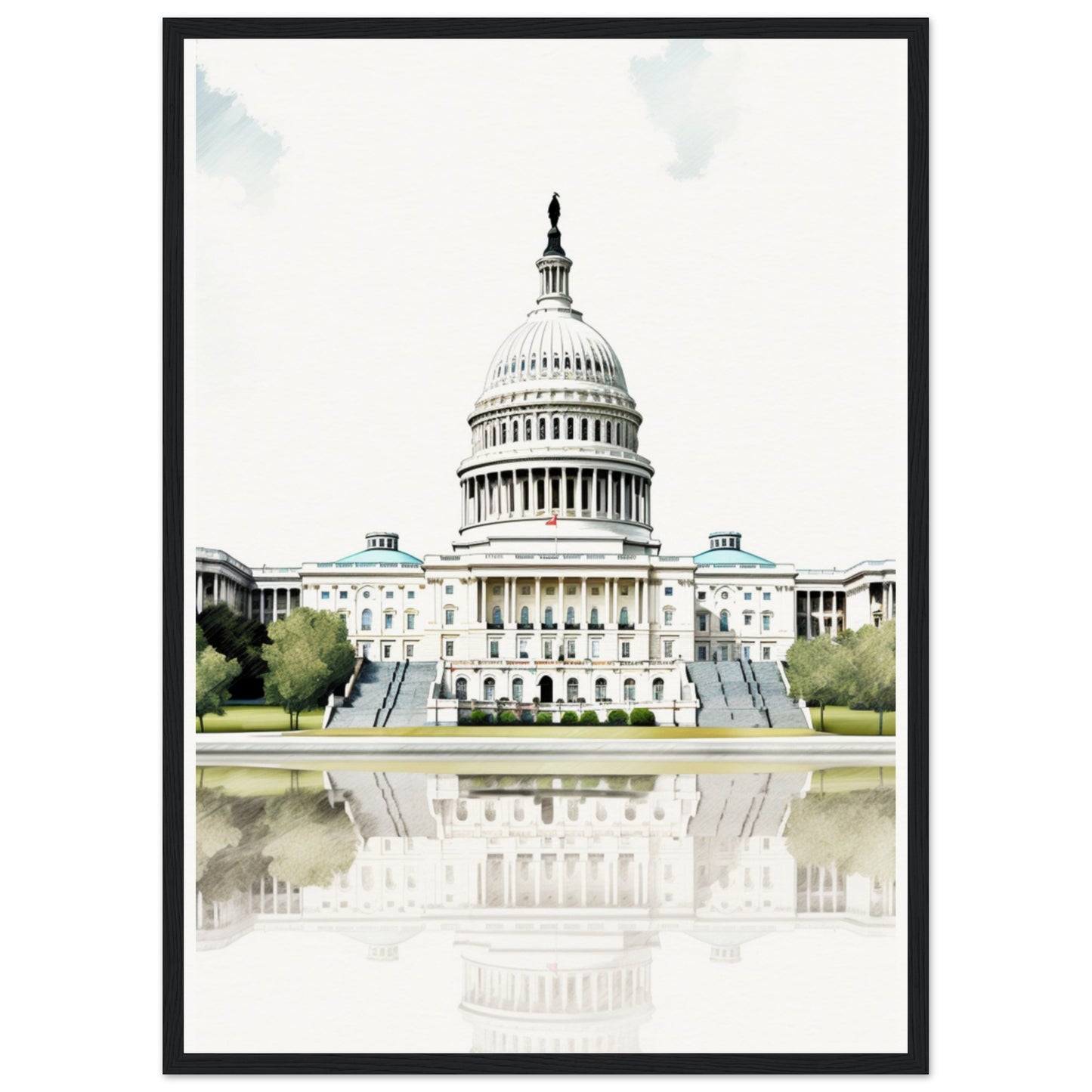 Museum-Quality Matte Paper Poster - Museum-Quality Matte Paper Wooden Framed Poster