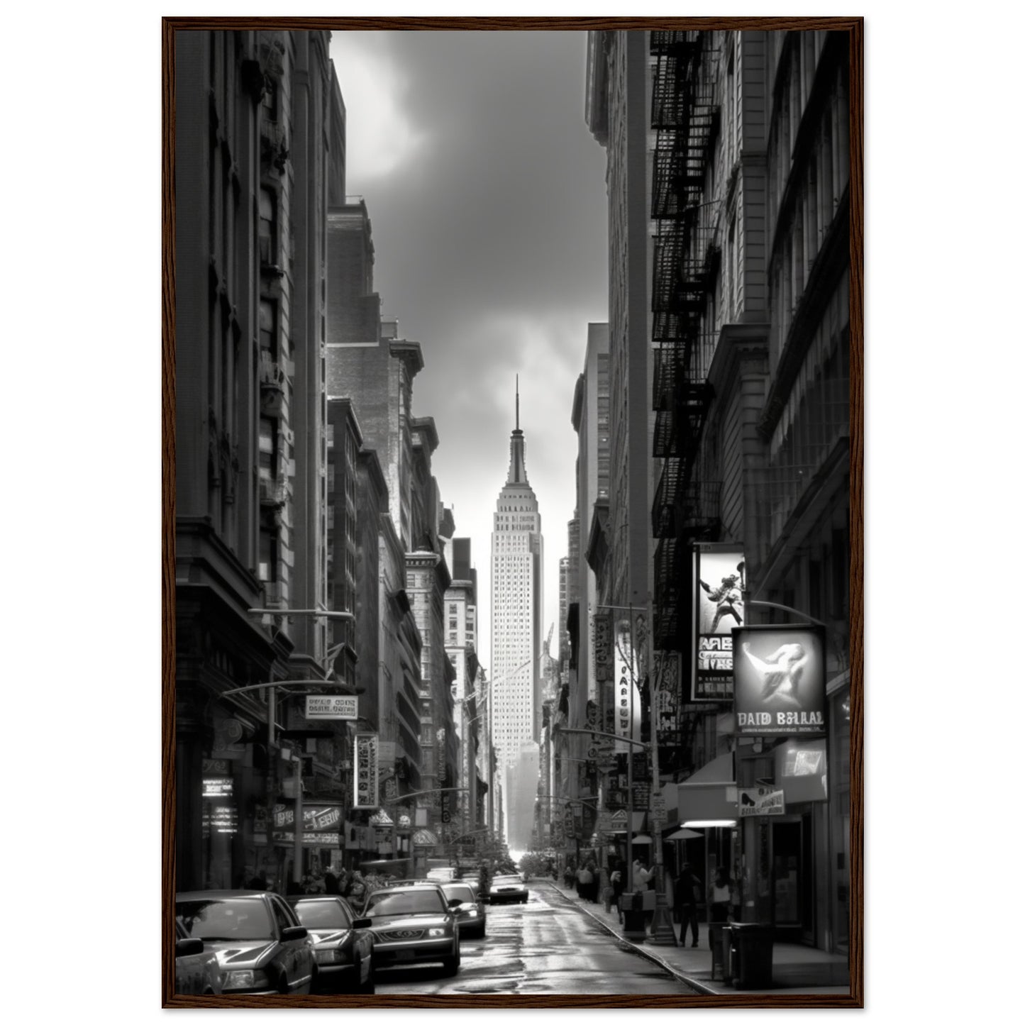 Premium Matte Paper Wooden Framed Poster