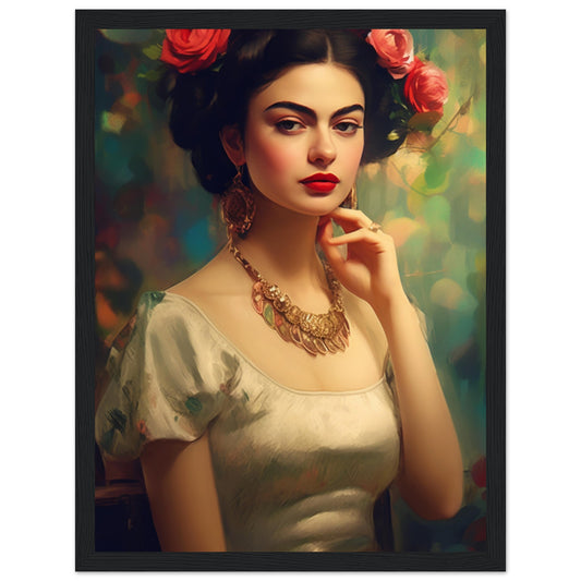 Premium Matte Paper Wooden Framed Poster