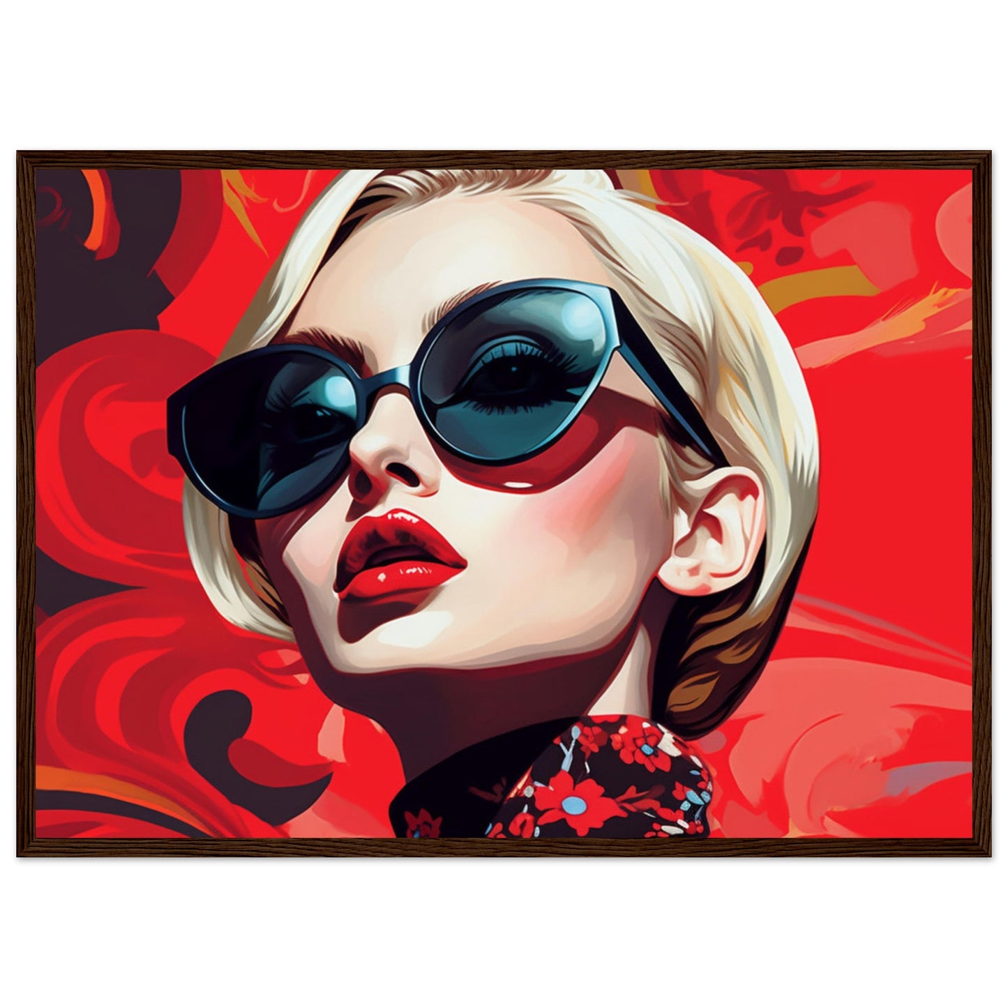 Premium Matte Paper Wooden Framed Poster