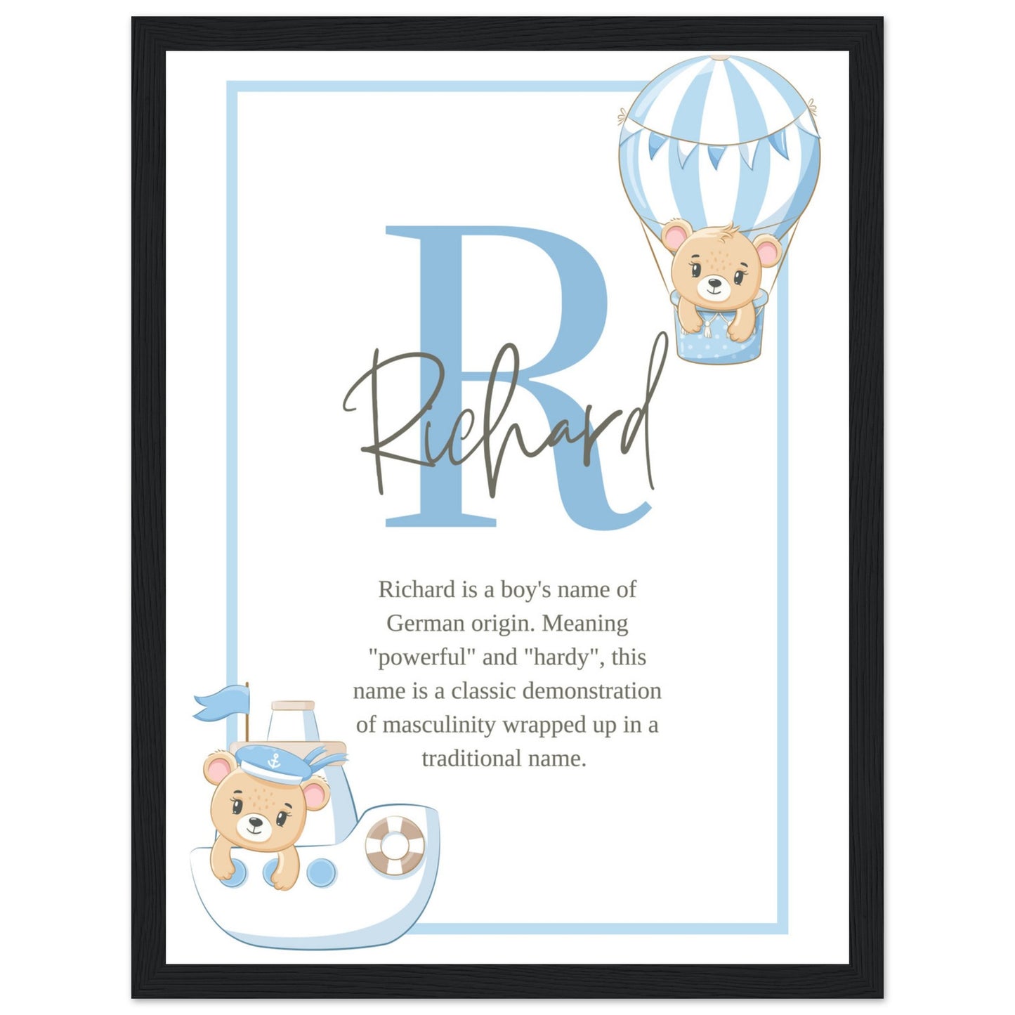 Premium Matte Paper Wooden Framed Poster