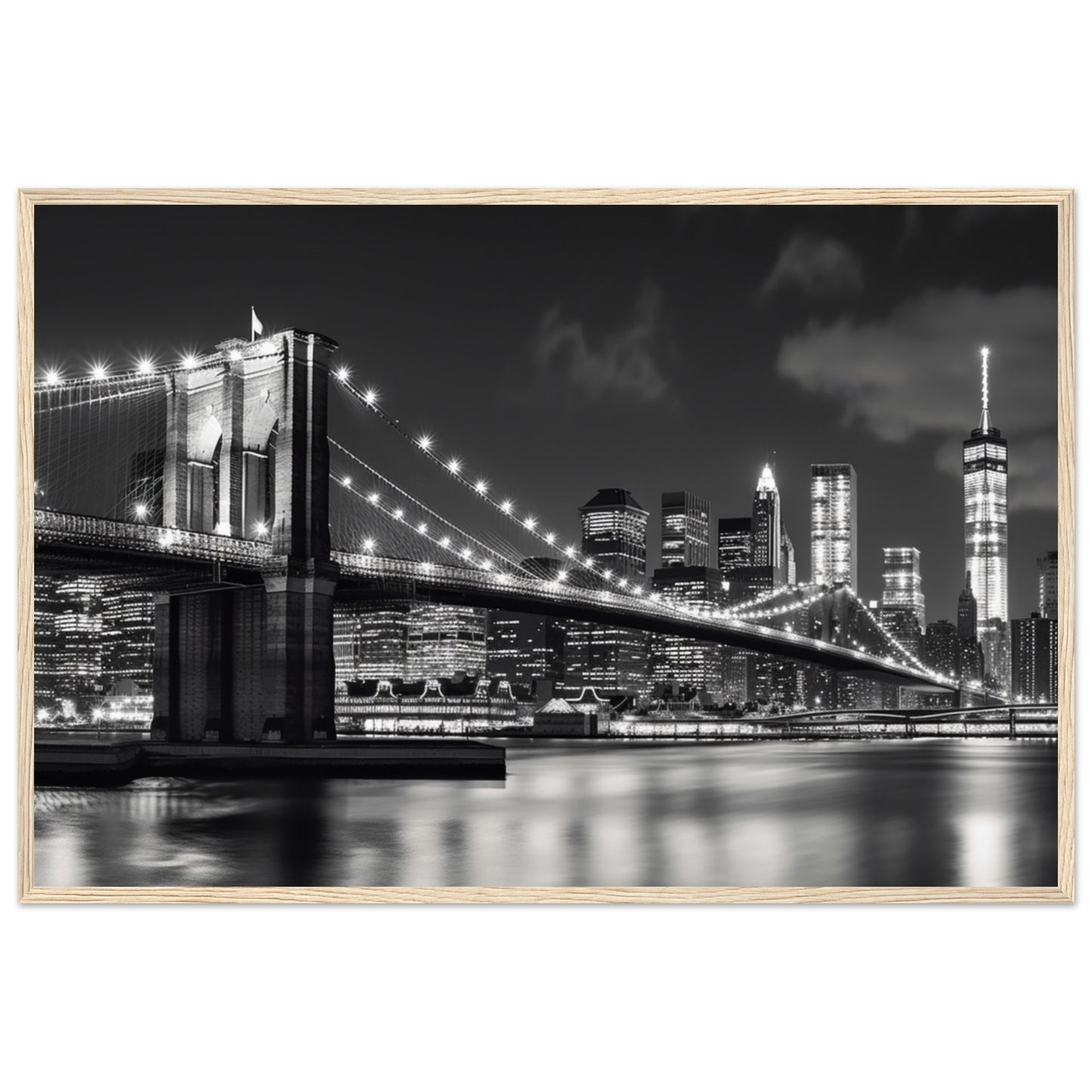 Premium Matte Paper Wooden Framed Poster