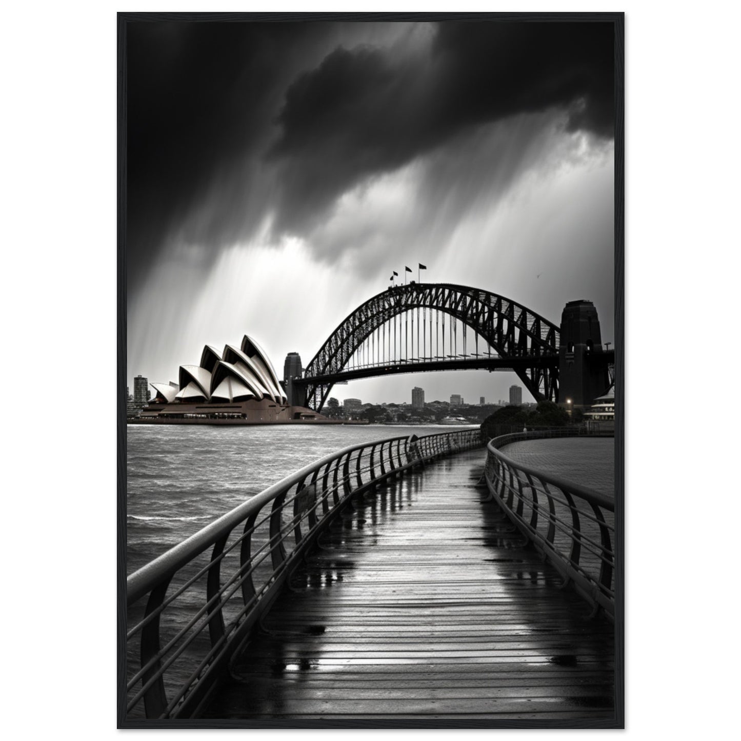 Premium Matte Paper Wooden Framed Poster