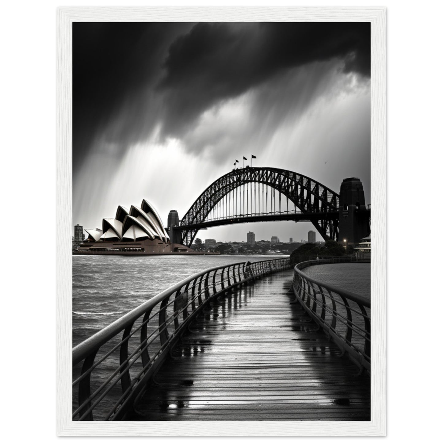 Premium Matte Paper Wooden Framed Poster