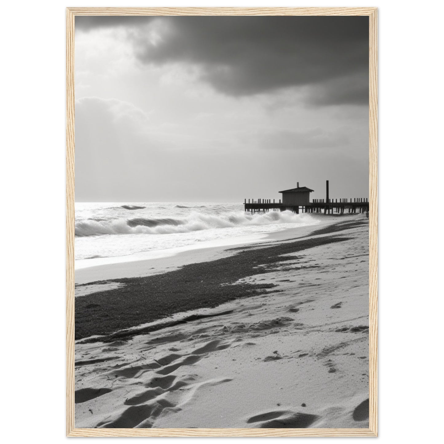 Premium Matte Paper Wooden Framed Poster