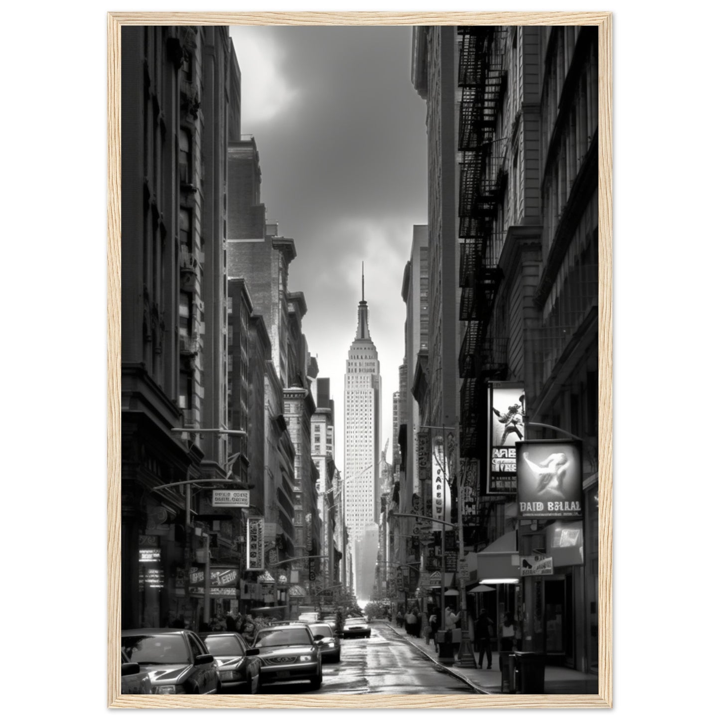 Premium Matte Paper Wooden Framed Poster