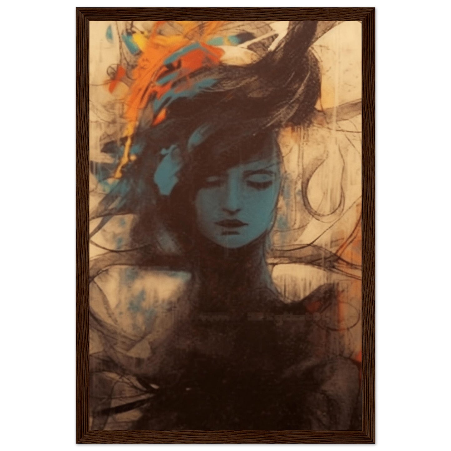 Premium Matte Paper Wooden Framed Poster