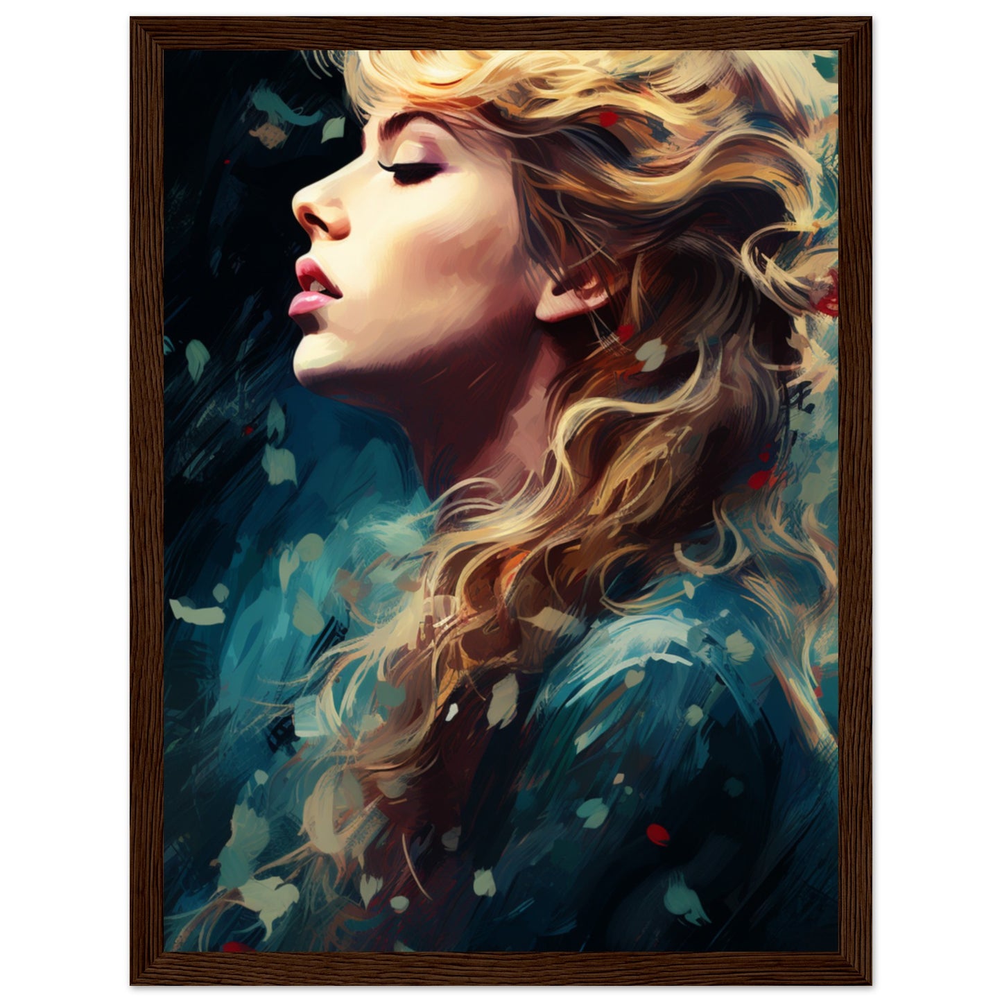 Premium Matte Paper Wooden Framed Poster