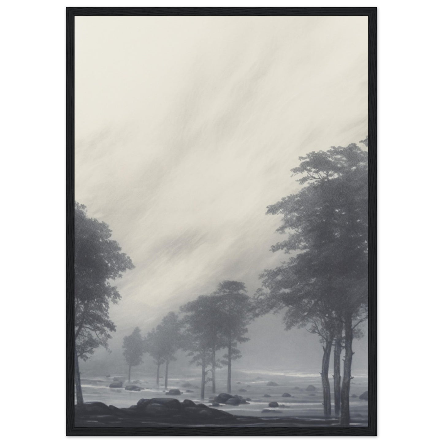 Premium Matte Paper Wooden Framed Poster