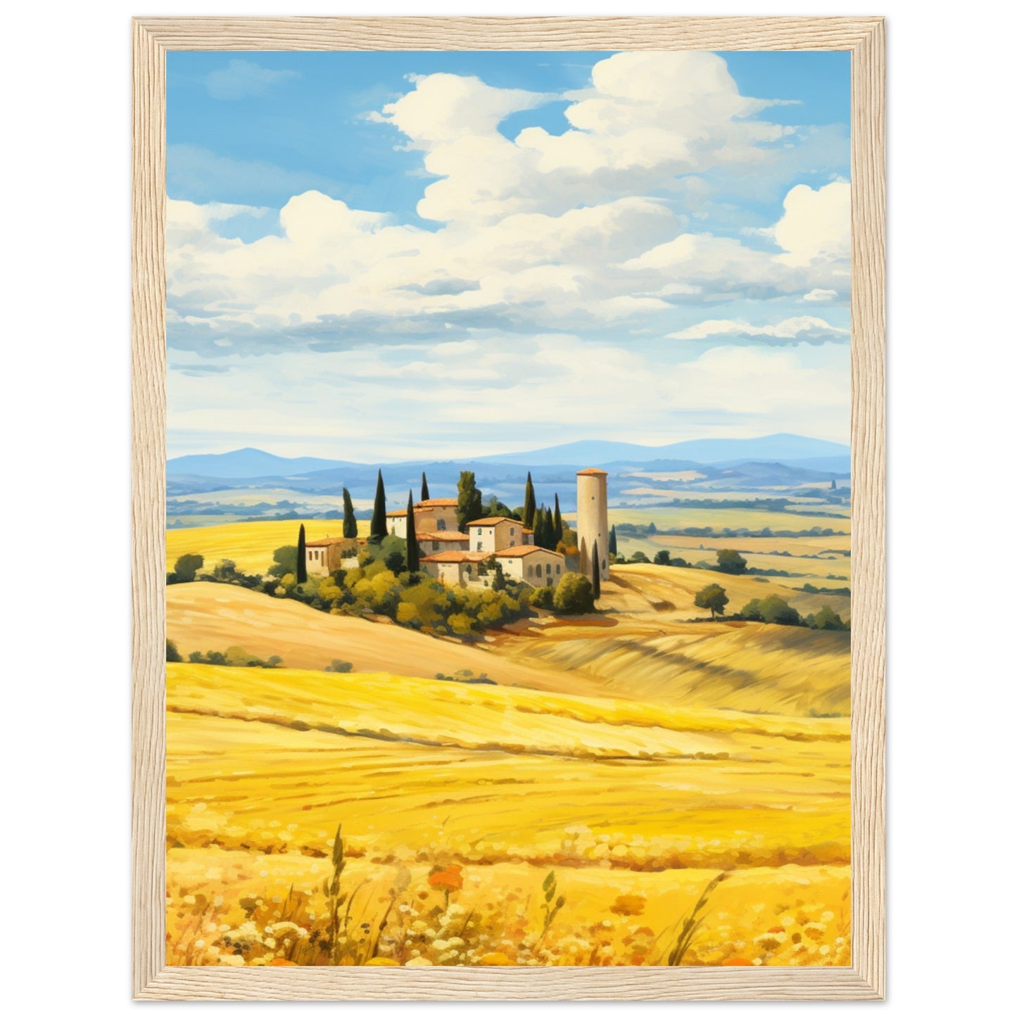 Museum-Quality Matte Paper Wooden Framed Poster - Classic Matte Paper Wooden Framed Poster