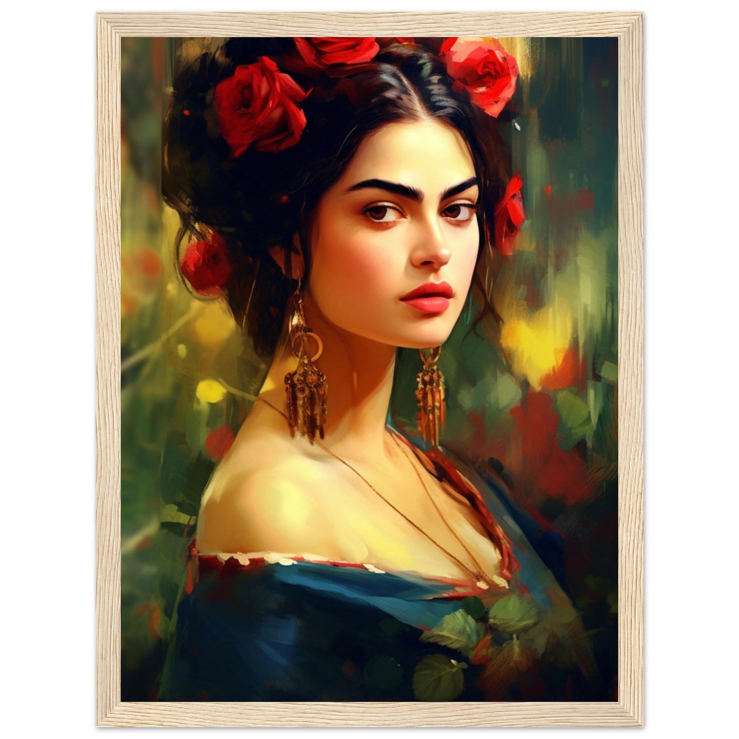 Premium Matte Paper Wooden Framed Poster