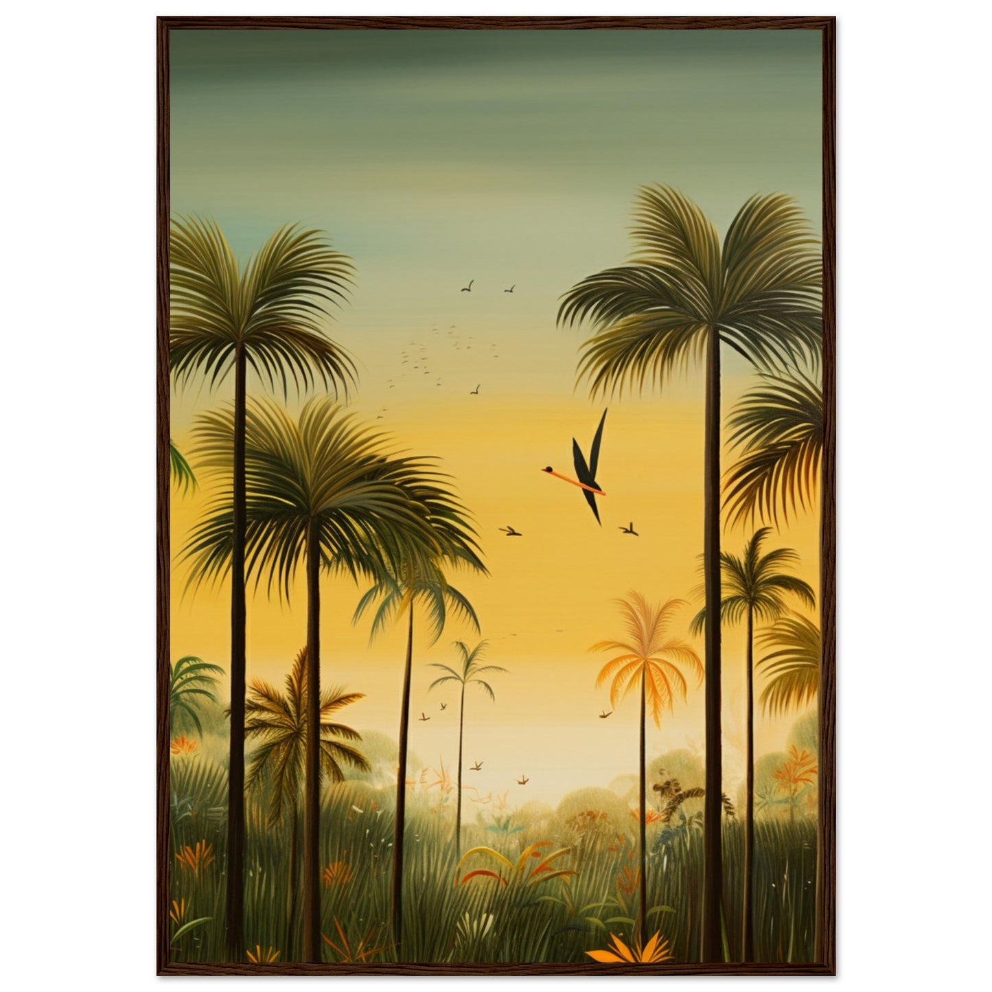 Premium Matte Paper Wooden Framed Poster