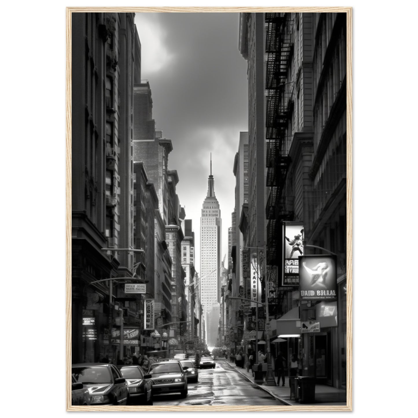 Premium Matte Paper Wooden Framed Poster