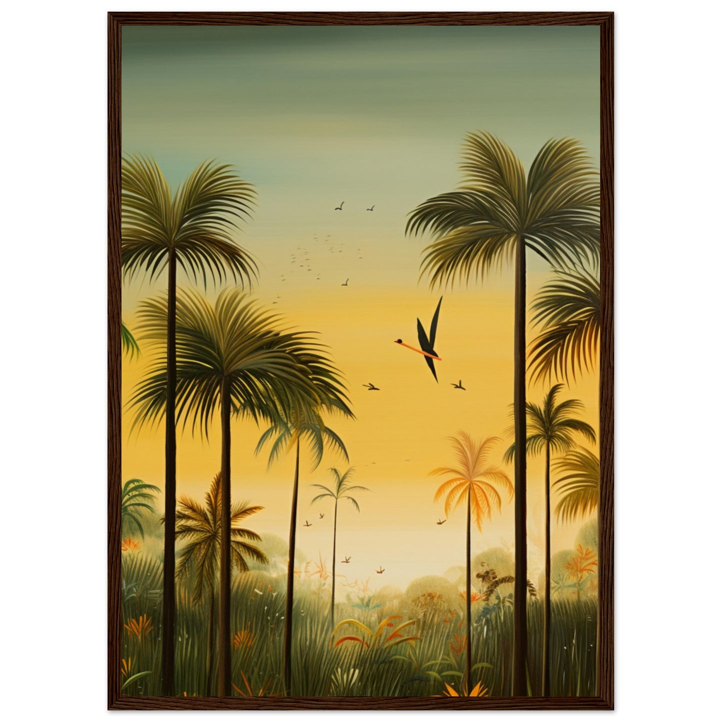 Premium Matte Paper Wooden Framed Poster