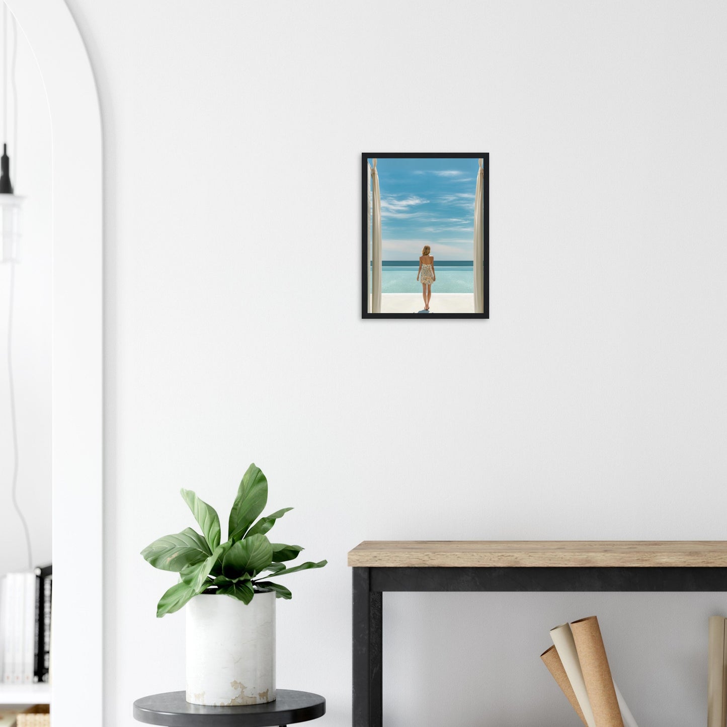 Premium Matte Paper Wooden Framed Poster