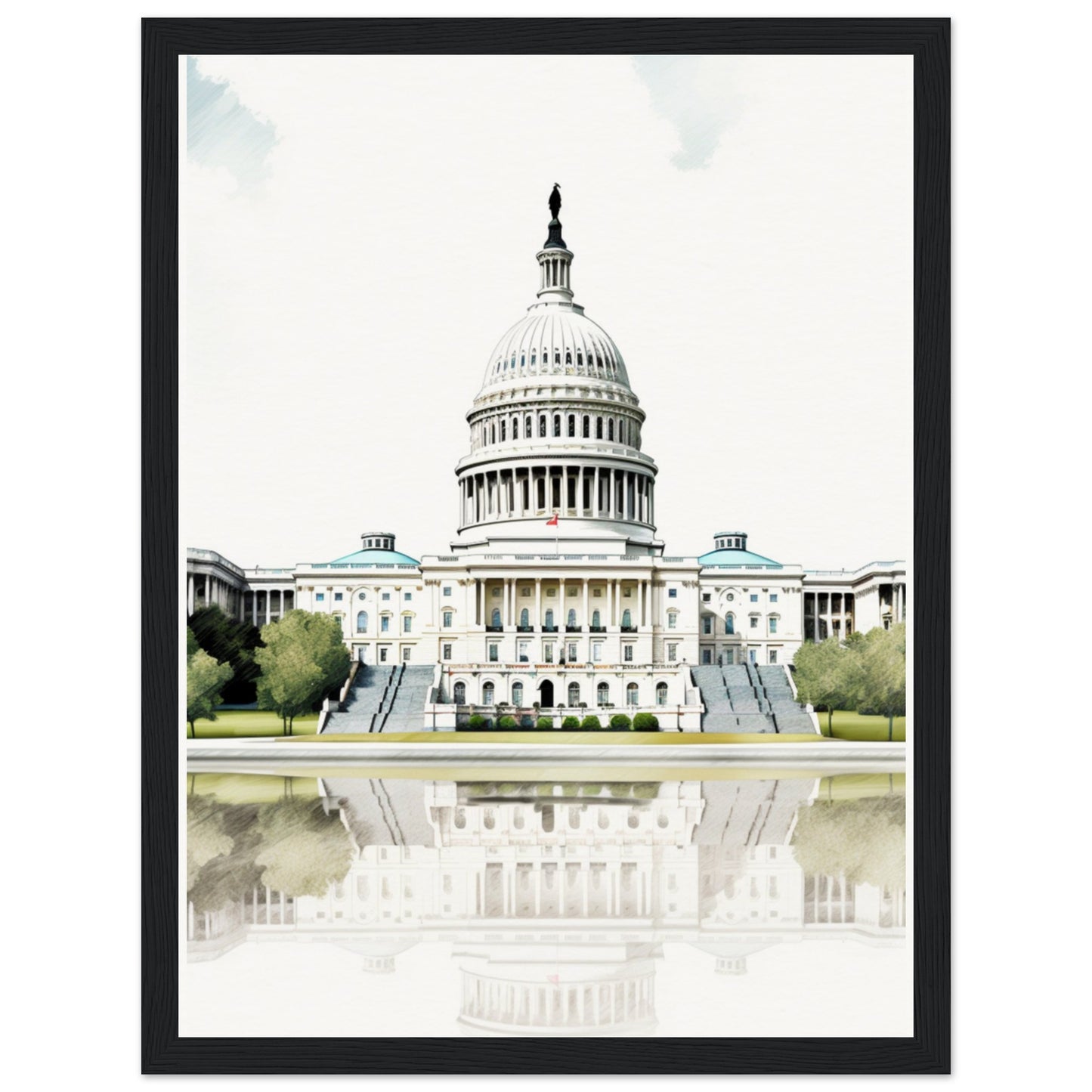 Museum-Quality Matte Paper Poster - Museum-Quality Matte Paper Wooden Framed Poster