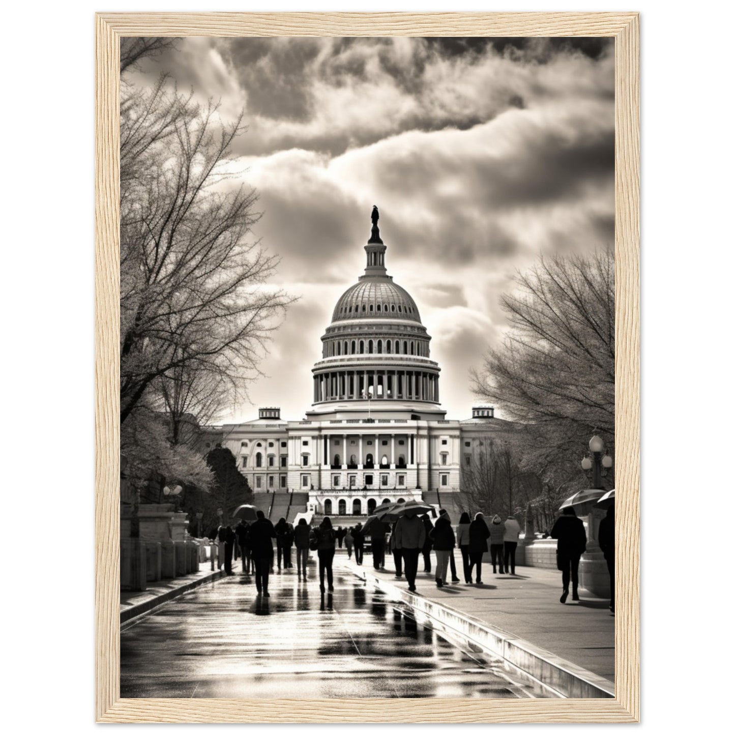 Premium Matte Paper Wooden Framed Poster