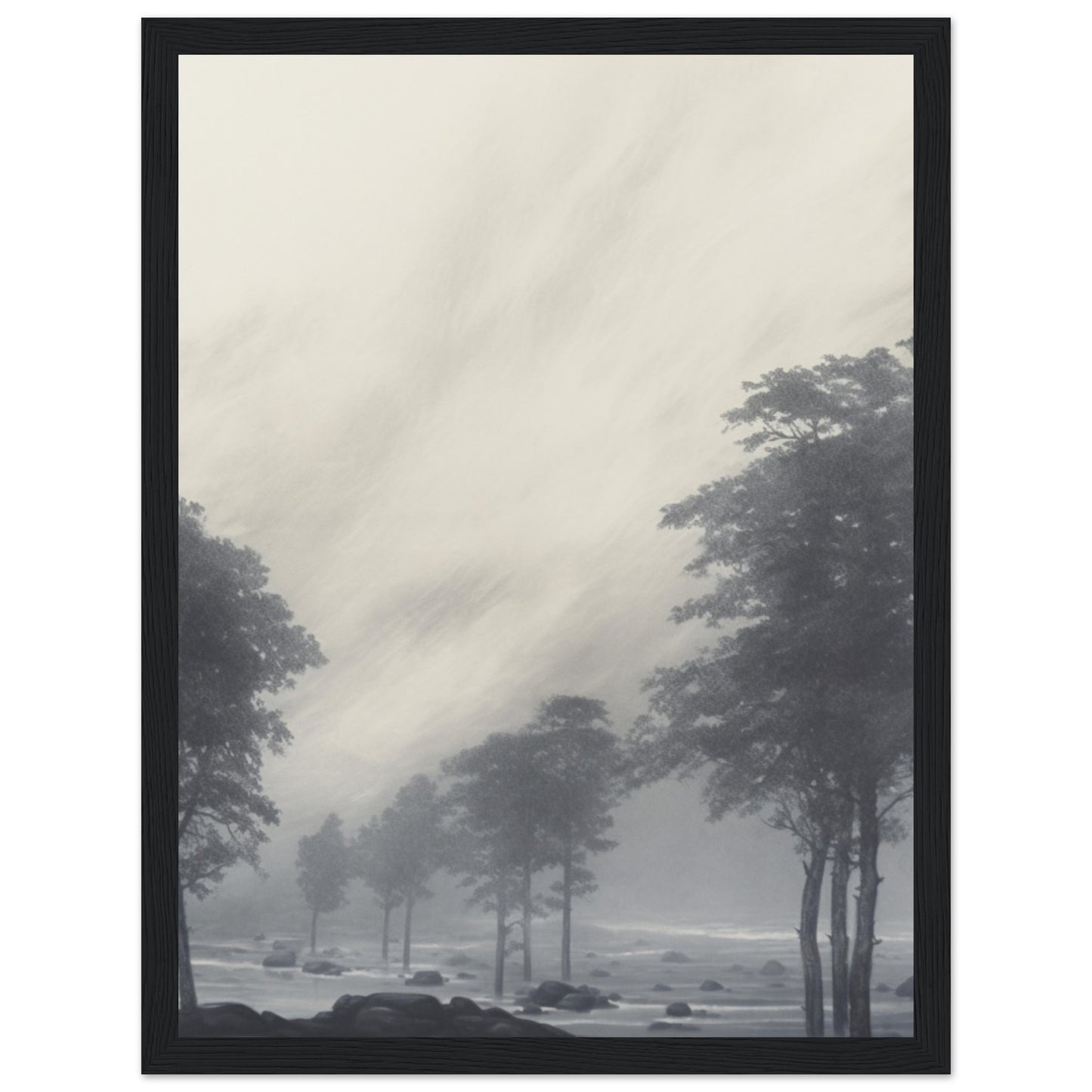 Premium Matte Paper Wooden Framed Poster