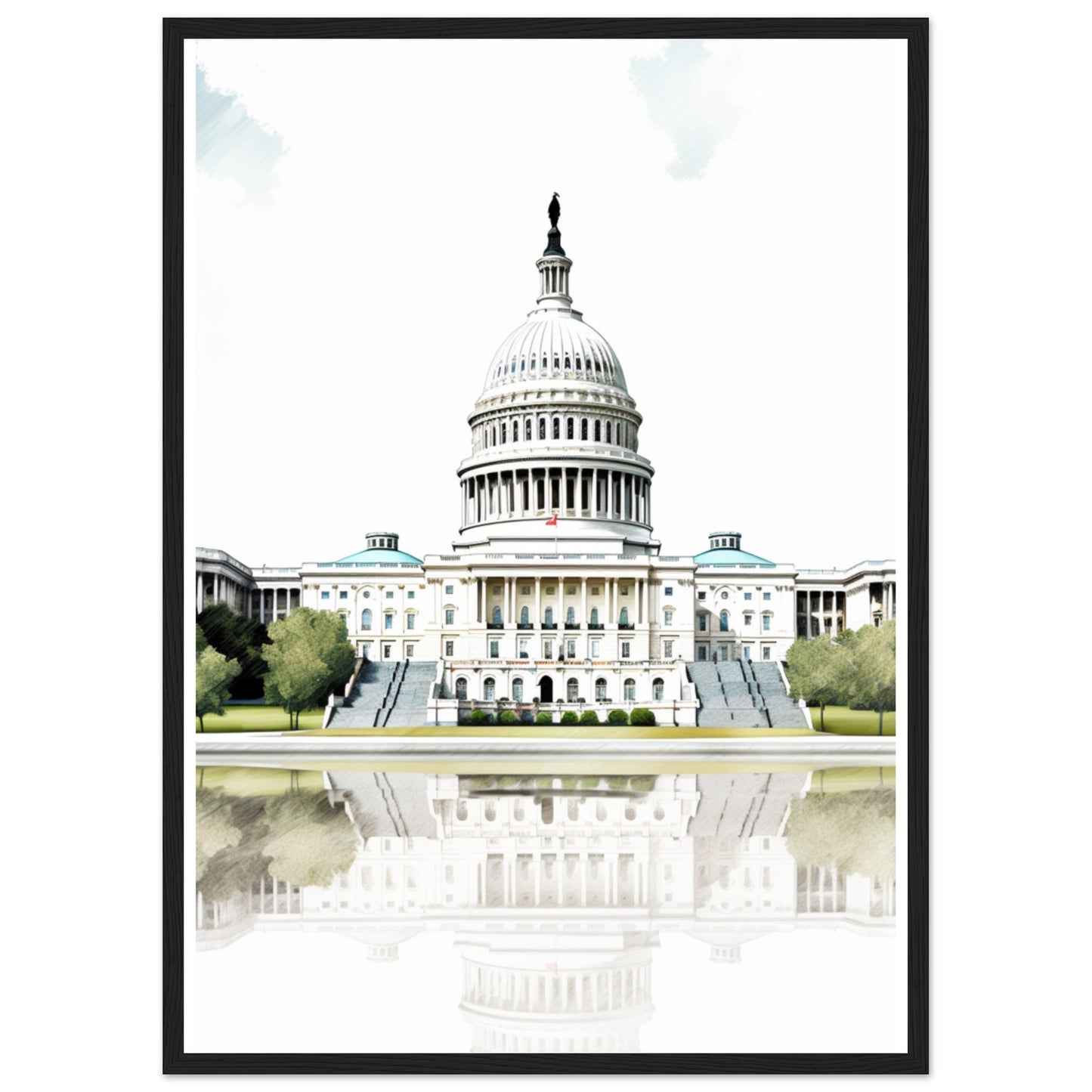 Museum-Quality Matte Paper Poster - Premium Matte Paper Wooden Framed Poster