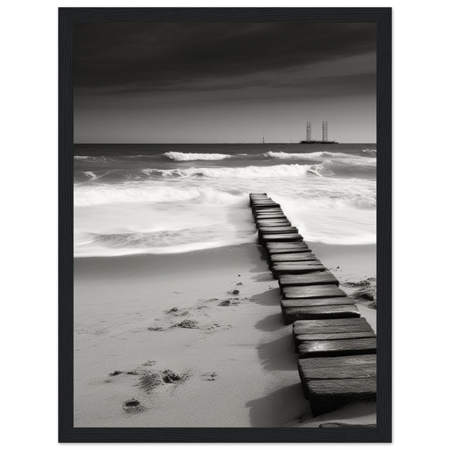 Premium Matte Paper Wooden Framed Poster