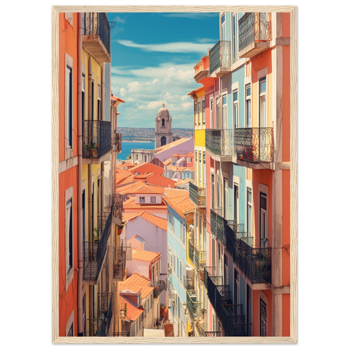 Premium Matte Paper Wooden Framed Poster