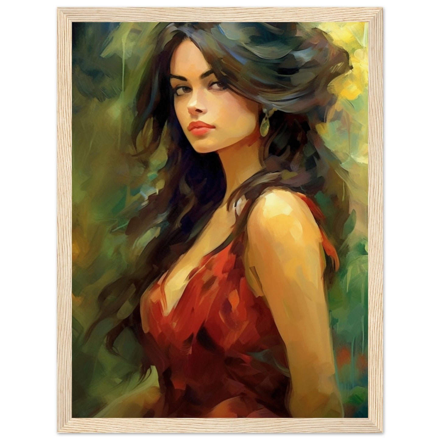 Premium Matte Paper Wooden Framed Poster