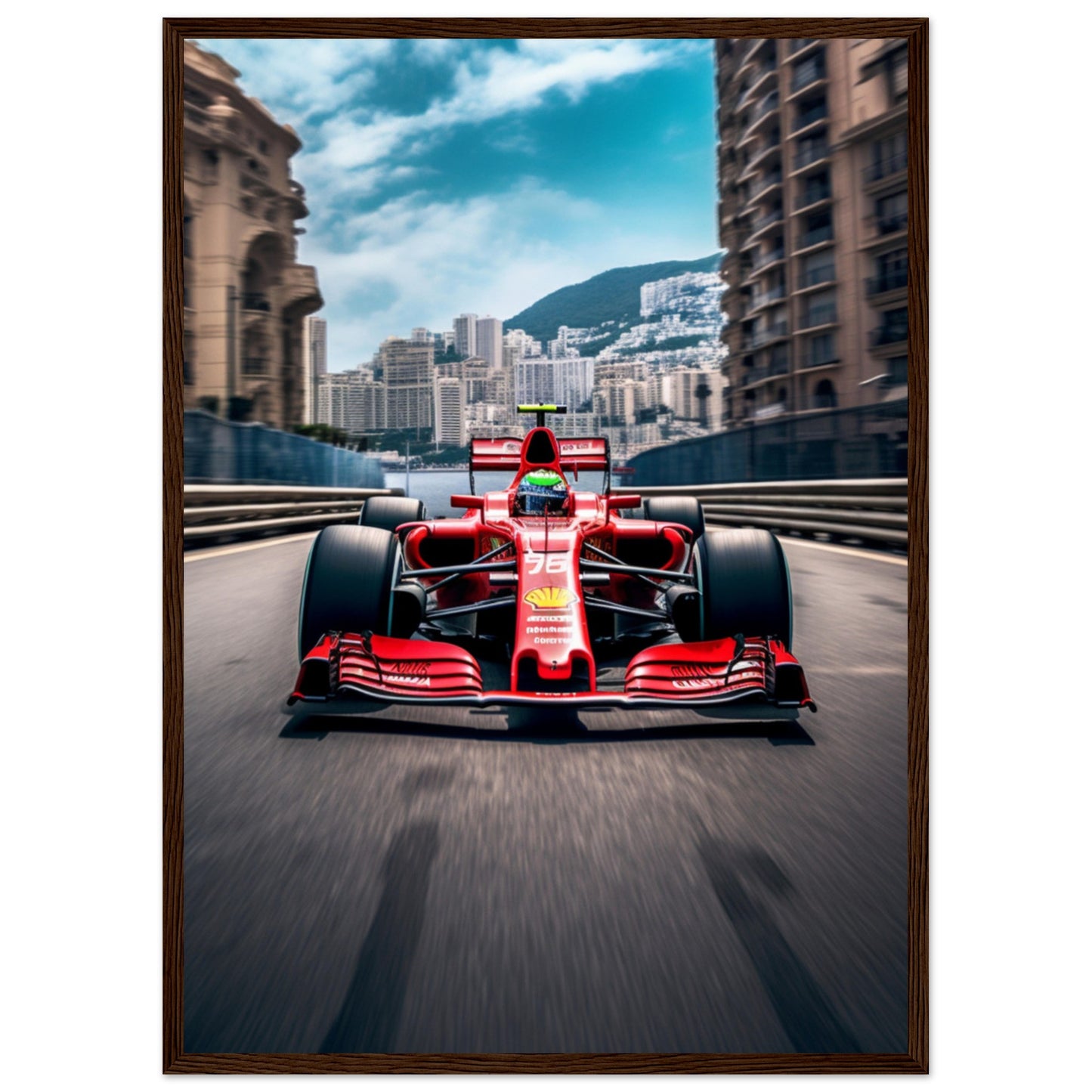 Premium Matte Paper Wooden Framed Poster