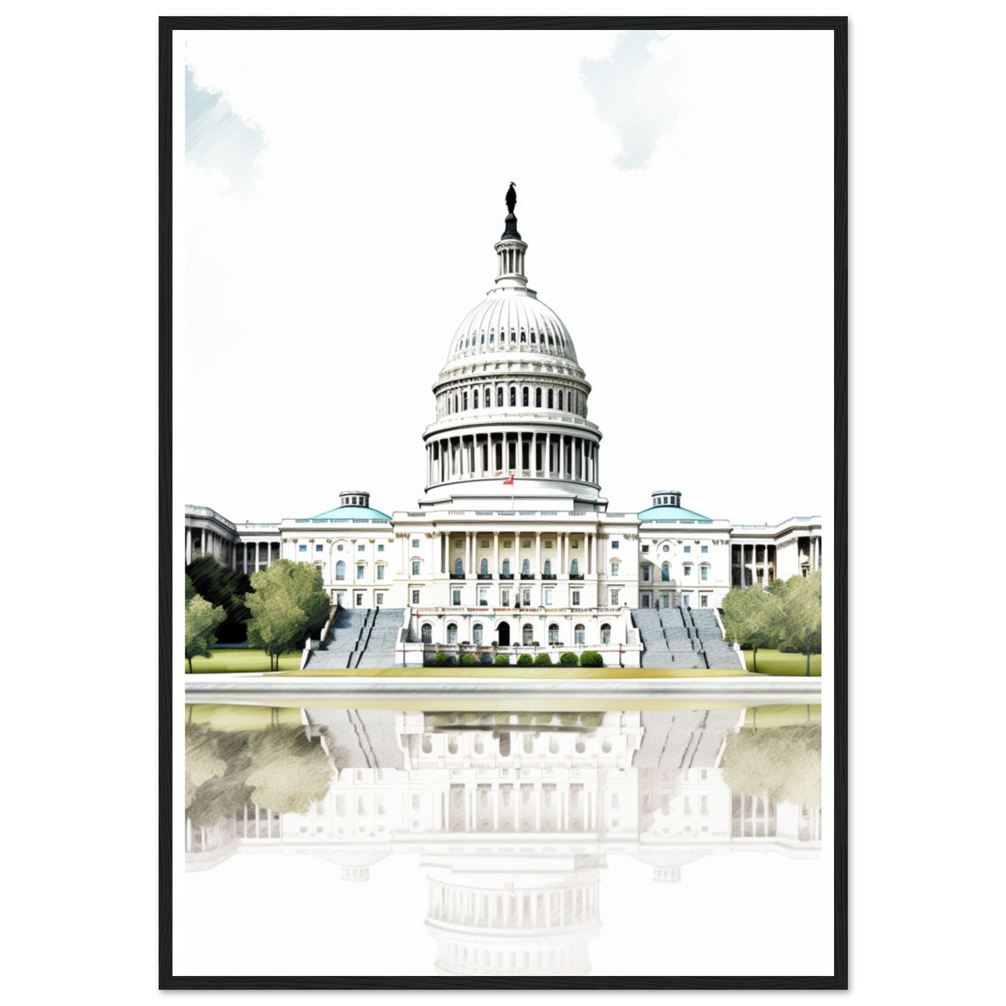 Museum-Quality Matte Paper Poster - Premium Matte Paper Wooden Framed Poster