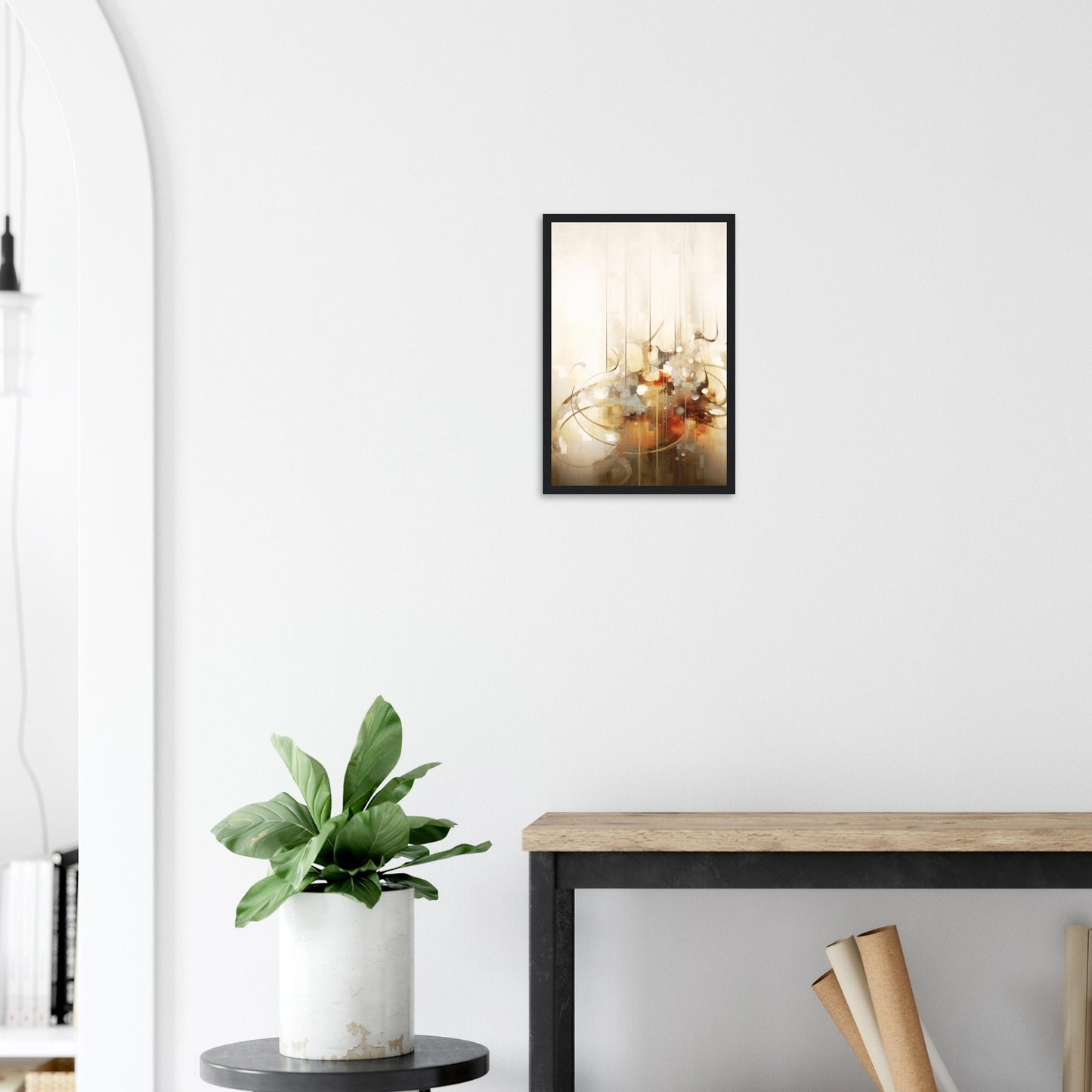 Premium Matte Paper Wooden Framed Poster