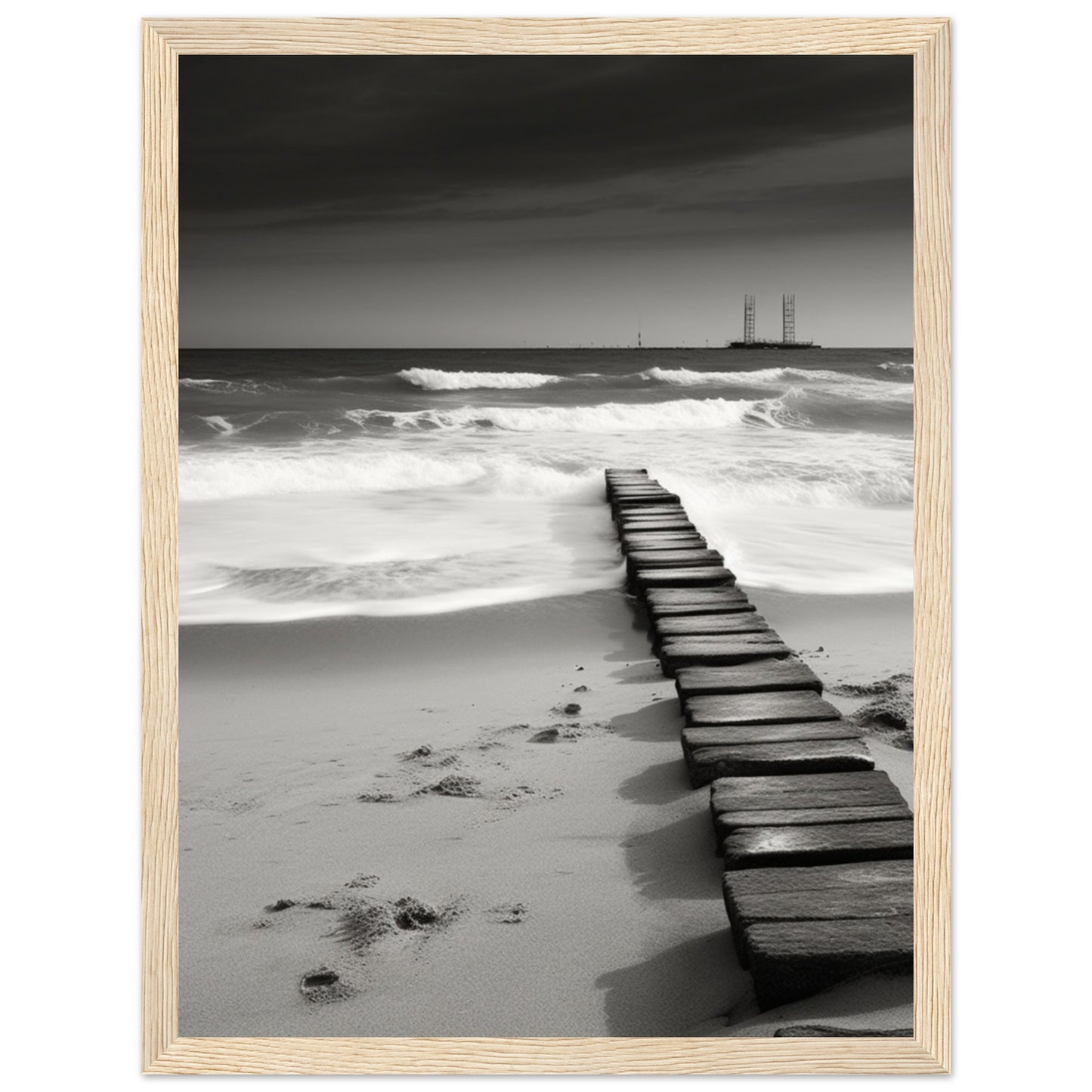 Premium Matte Paper Wooden Framed Poster